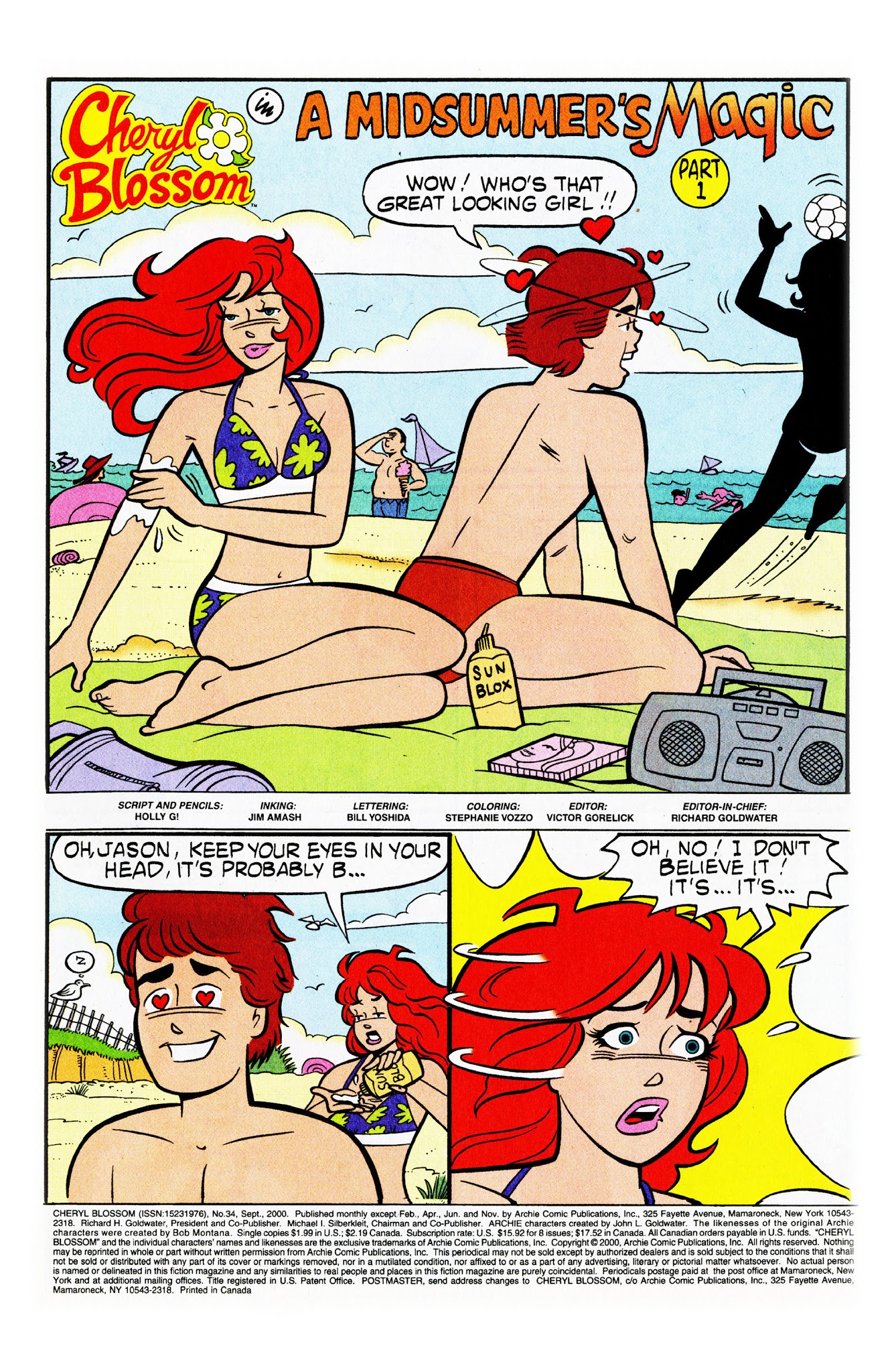 Read online Cheryl Blossom comic -  Issue #34 - 2
