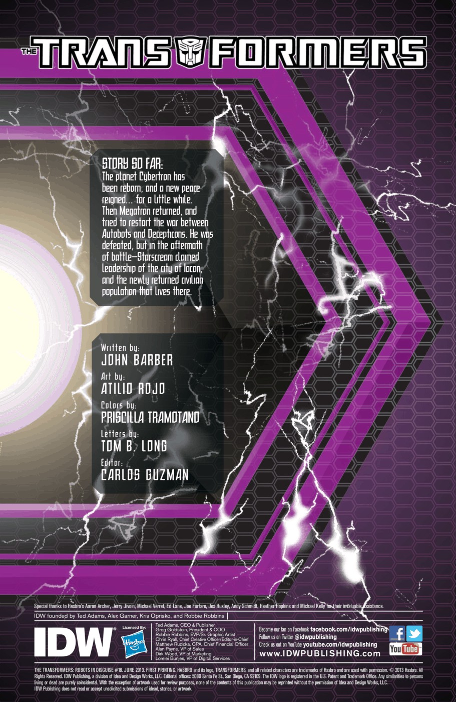 Read online Transformers: Robots In Disguise (2012) comic -  Issue #18 - 3