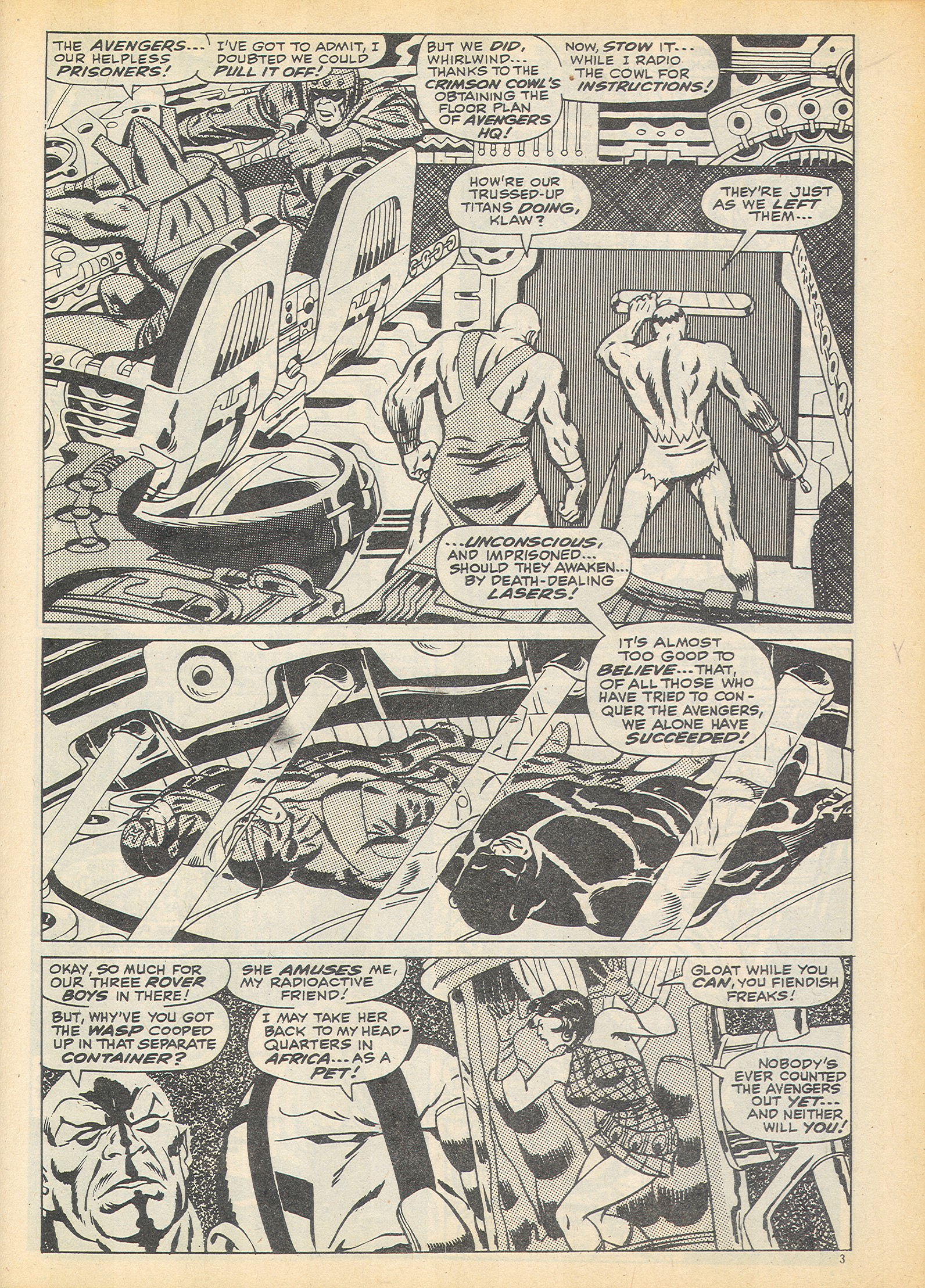 Read online The Avengers (1973) comic -  Issue #74 - 3