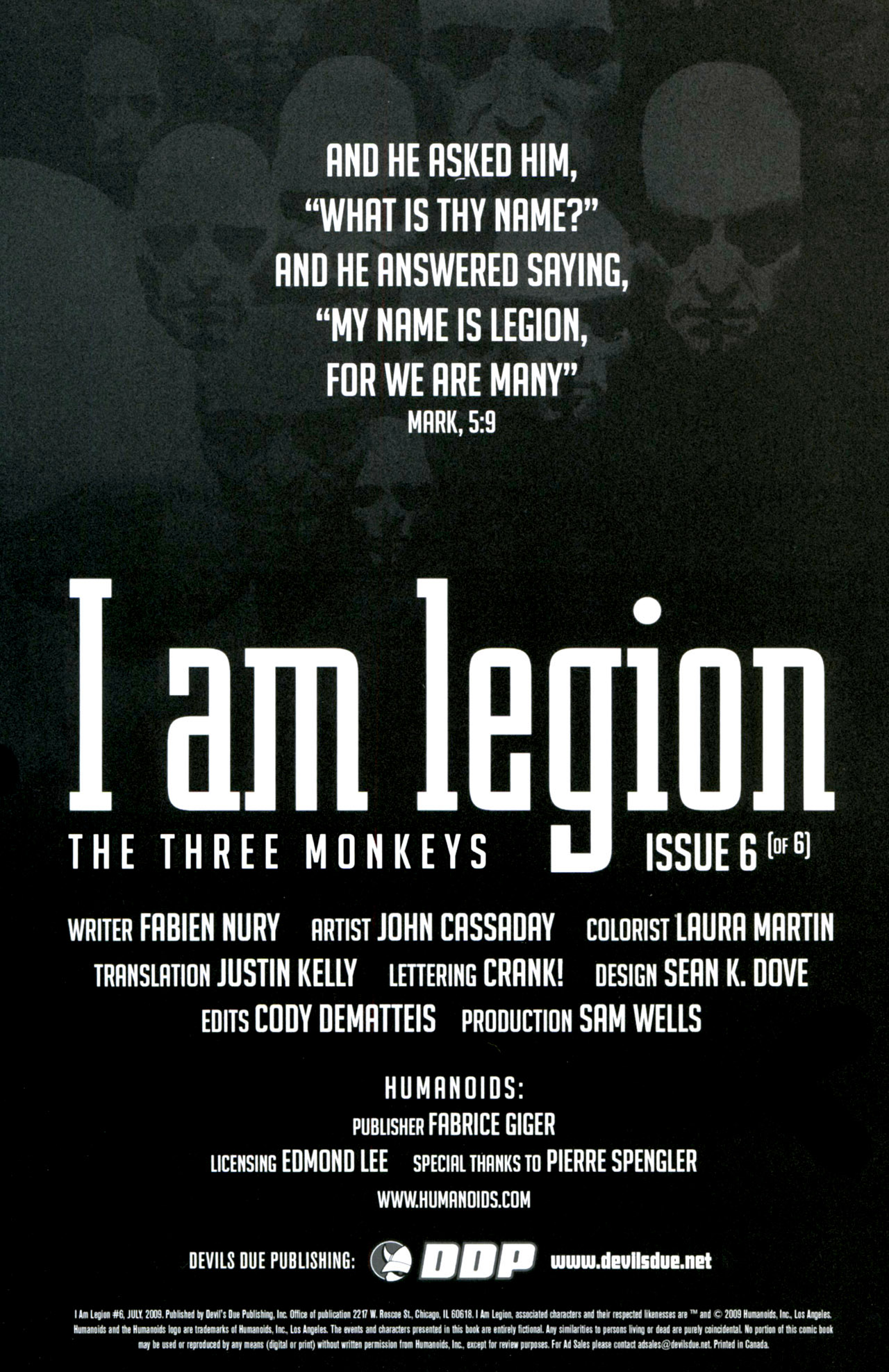 Read online I Am Legion comic -  Issue #6 - 2