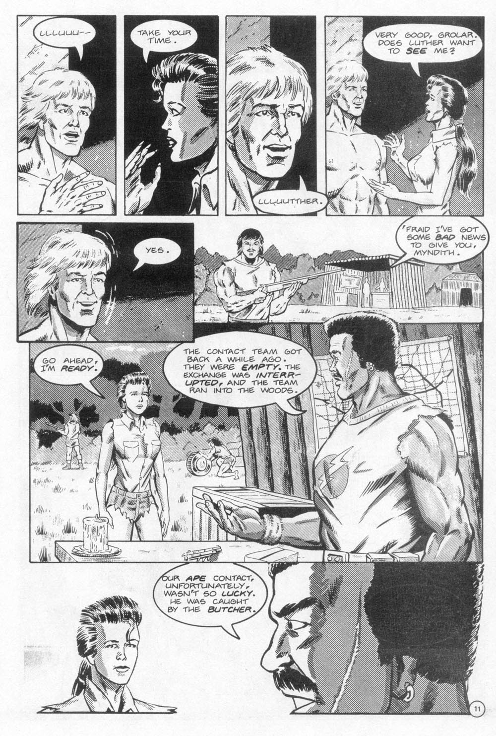 Read online Planet of the Apes: Blood of the Apes comic -  Issue #1 - 12