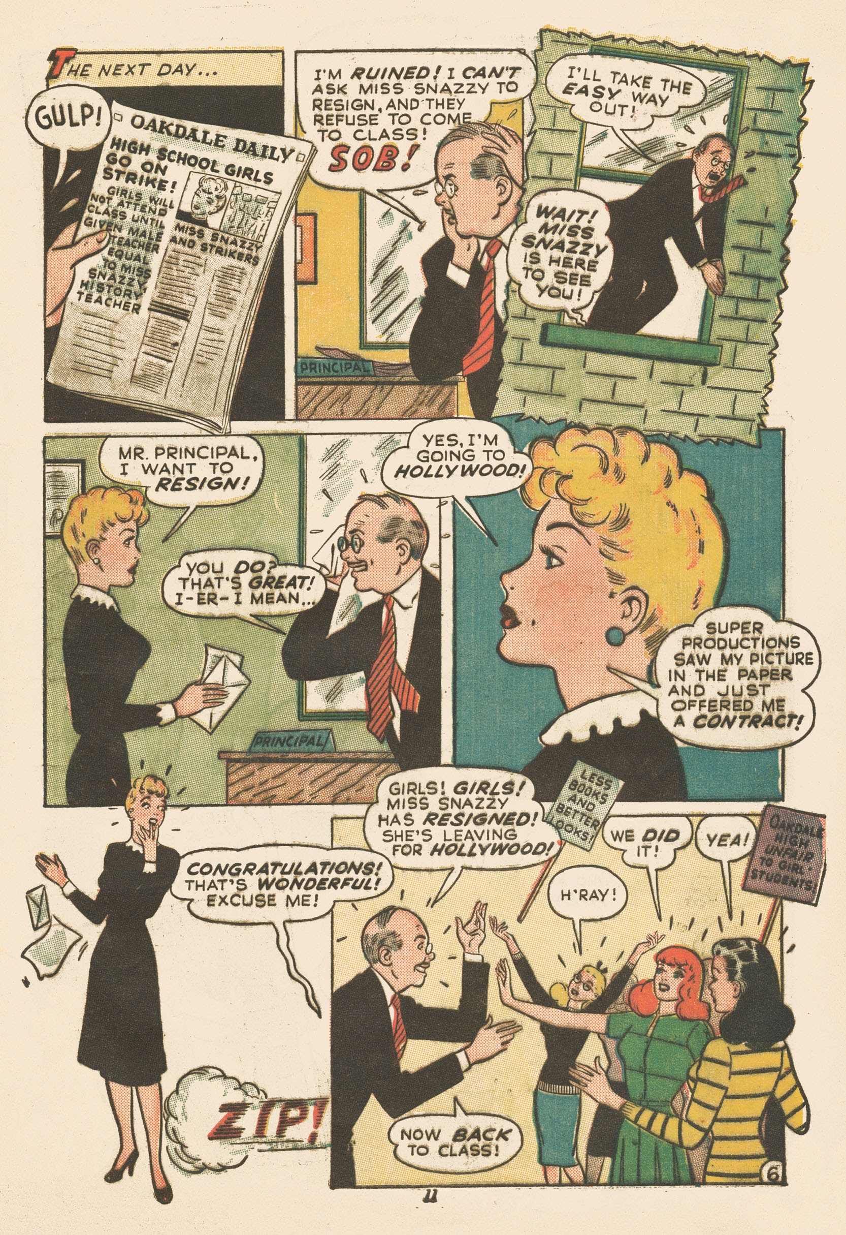 Read online Junior Miss (1947) comic -  Issue #29 - 11