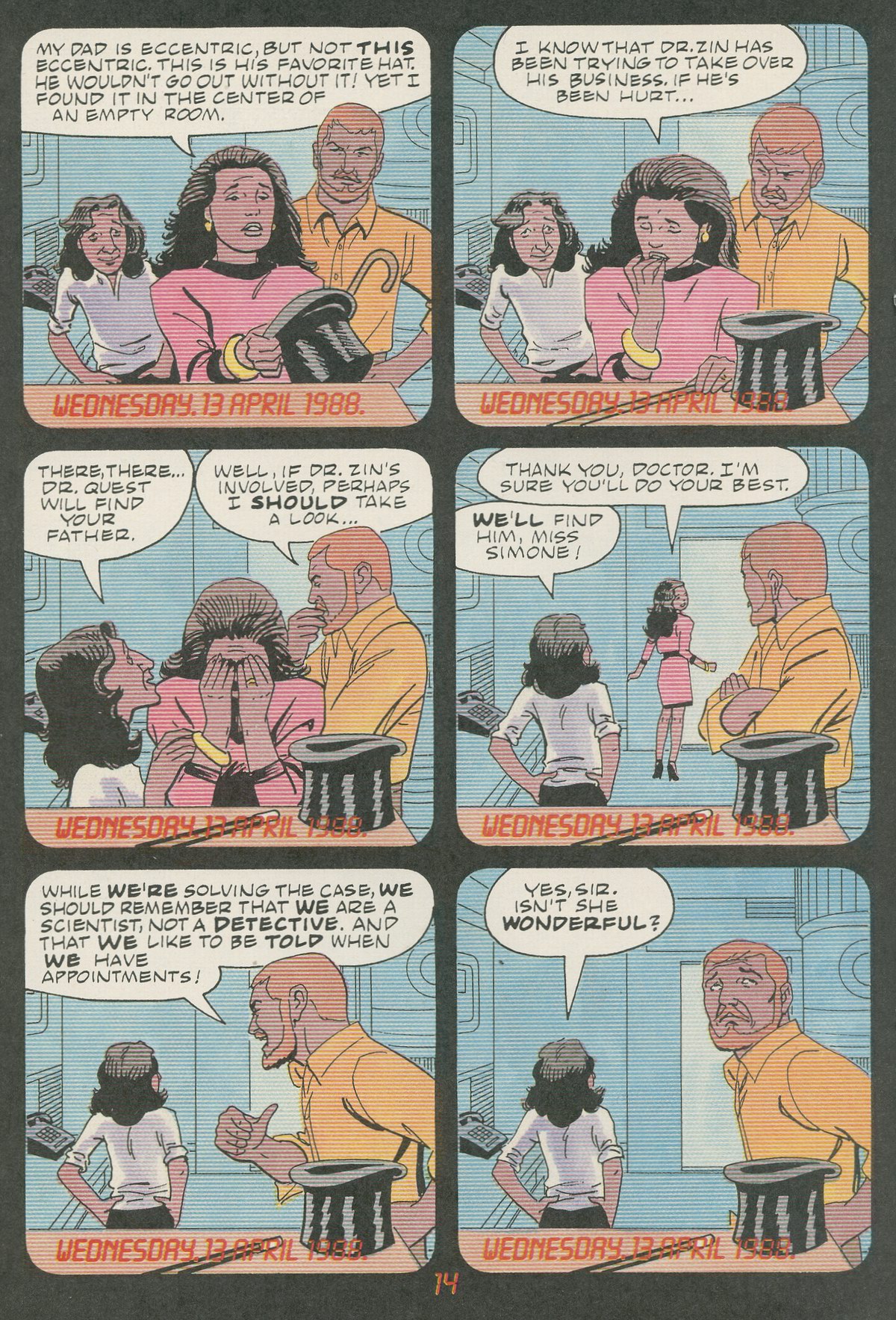 Read online Jonny Quest comic -  Issue #22 - 18