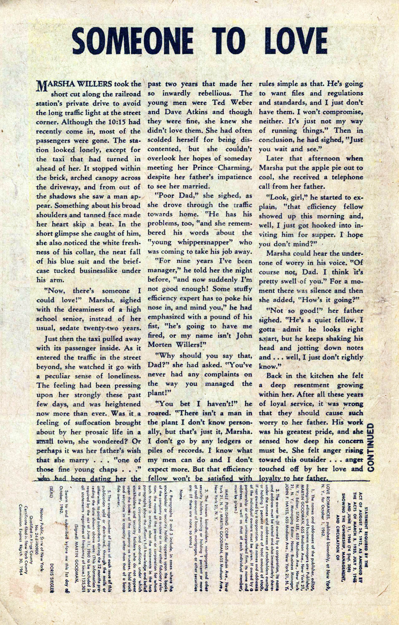 Read online Love Romances comic -  Issue #104 - 18