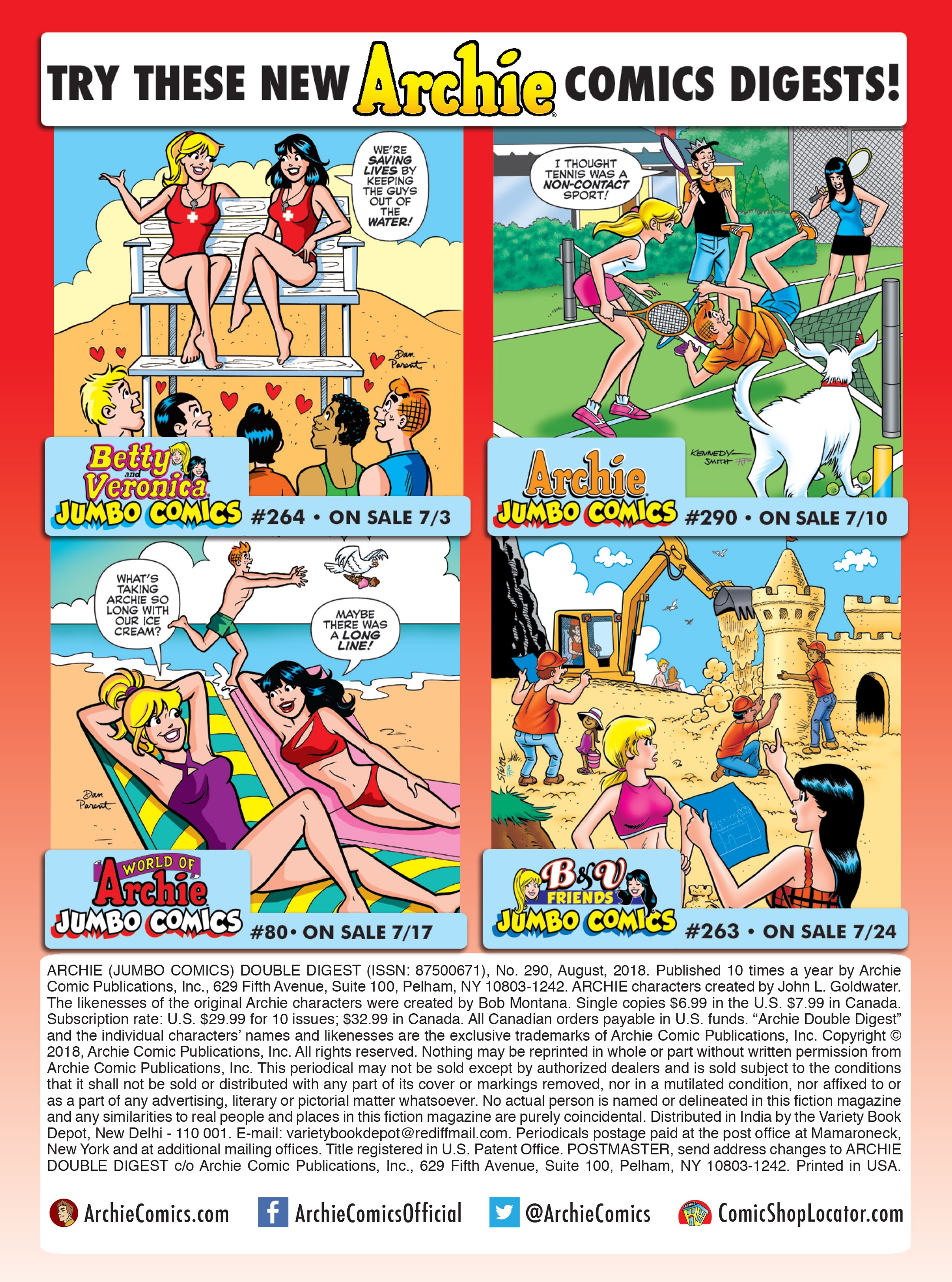 Read online Archie's Double Digest Magazine comic -  Issue #290 - 183