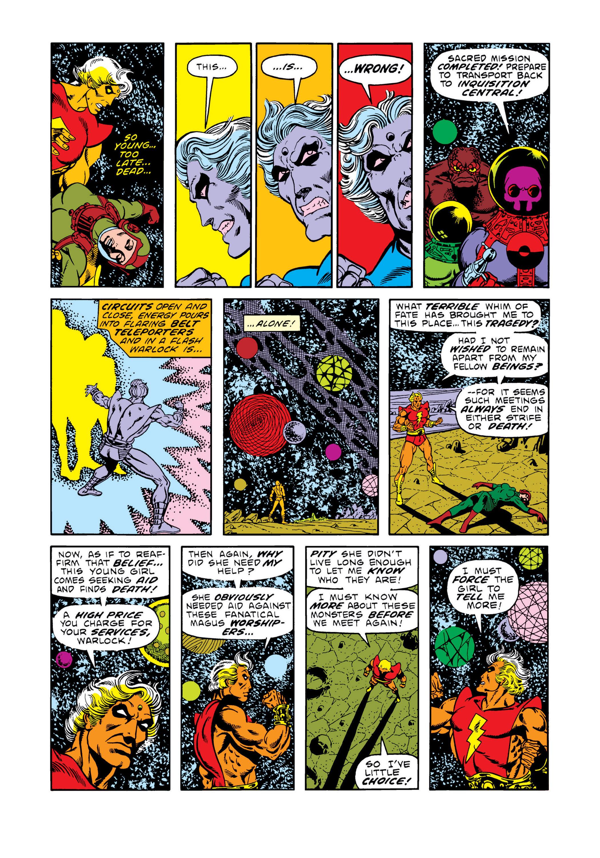 Read online Marvel Masterworks: Warlock comic -  Issue # TPB 2 (Part 1) - 18