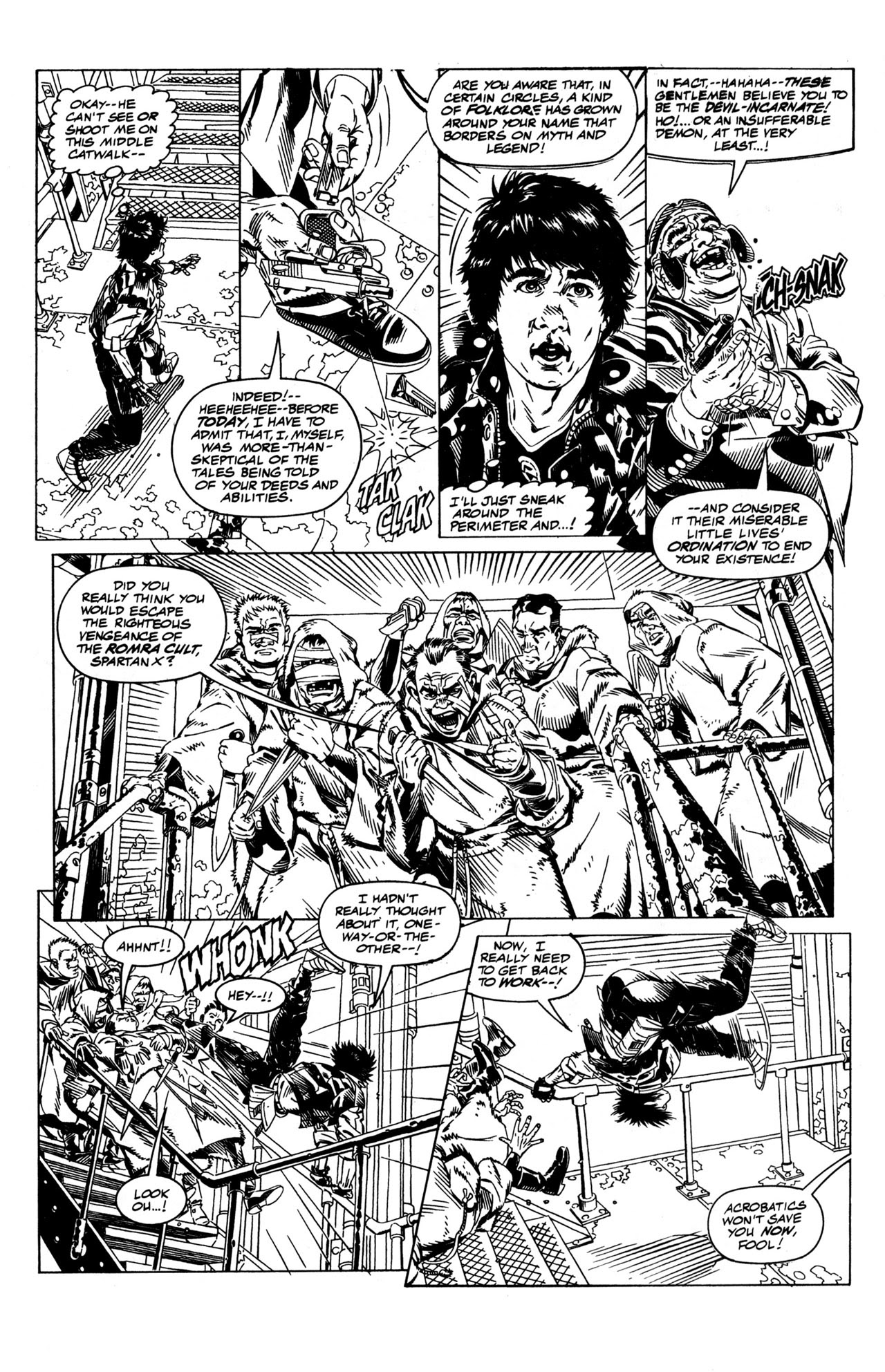 Read online Jackie Chan's Spartan X: Hell Bent Hero For Hire comic -  Issue #3 - 6