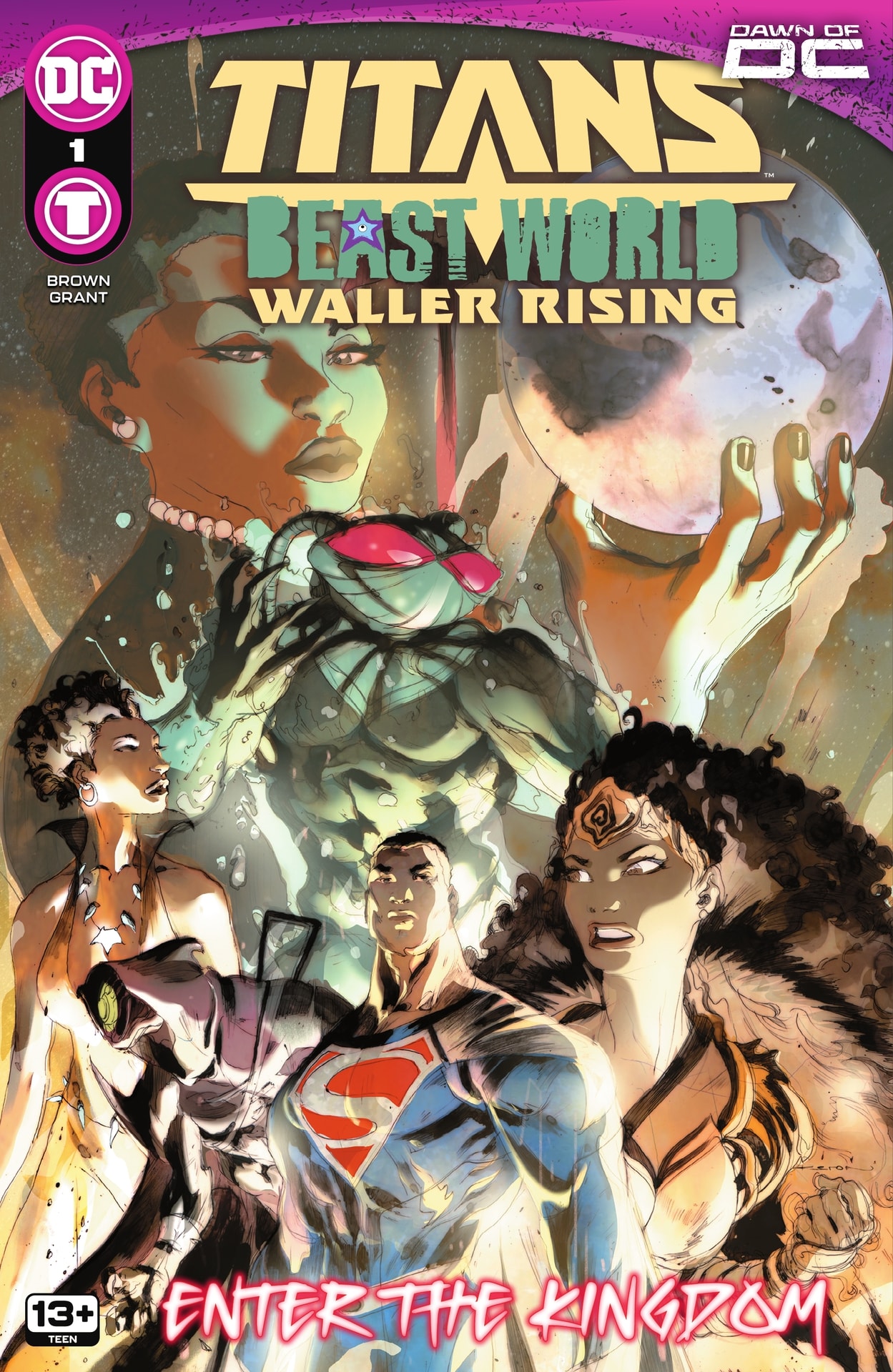 Read online Titans Beast World: Waller Rising comic -  Issue # Full - 1