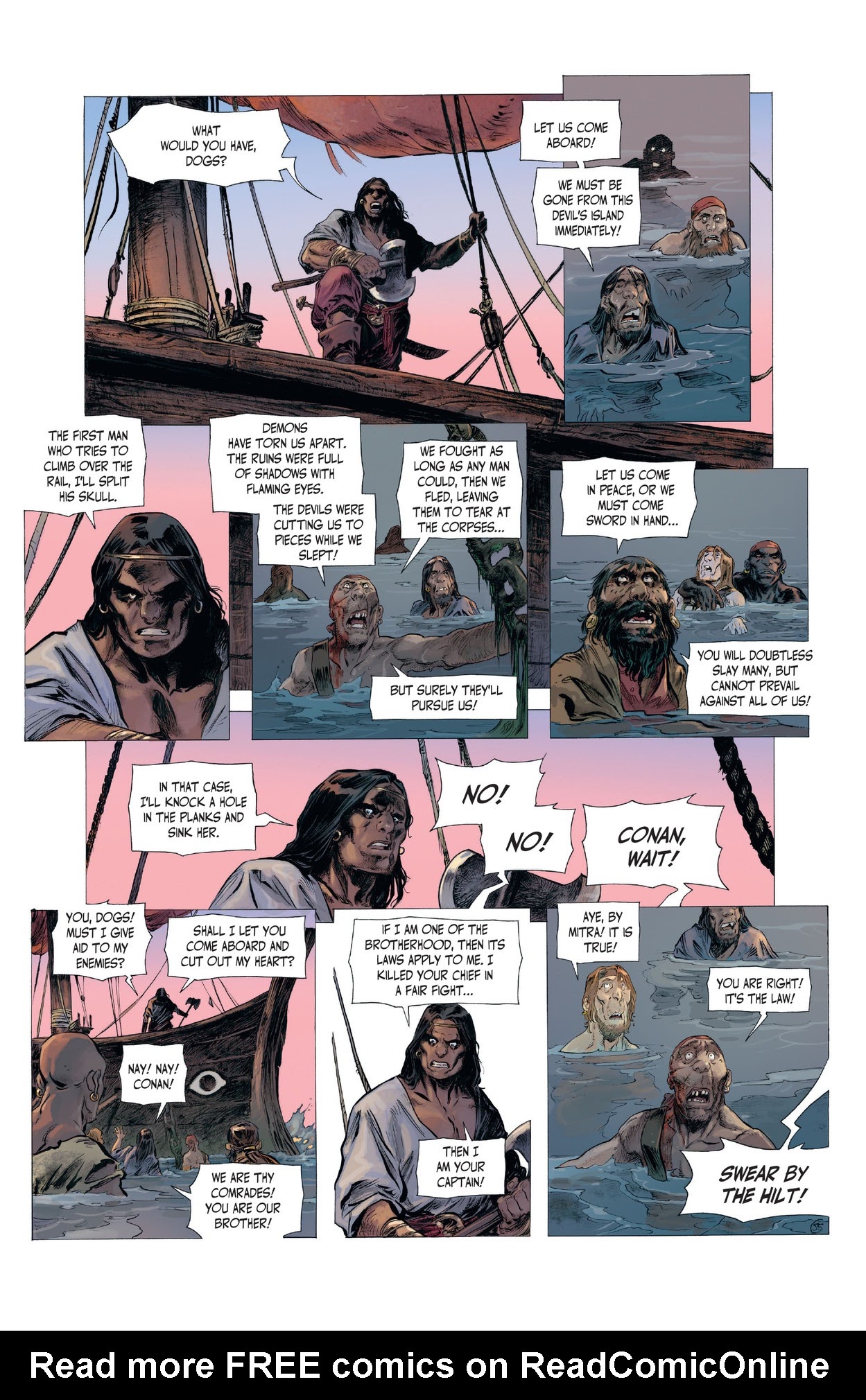 Read online The Cimmerian comic -  Issue # TPB 3 - 60