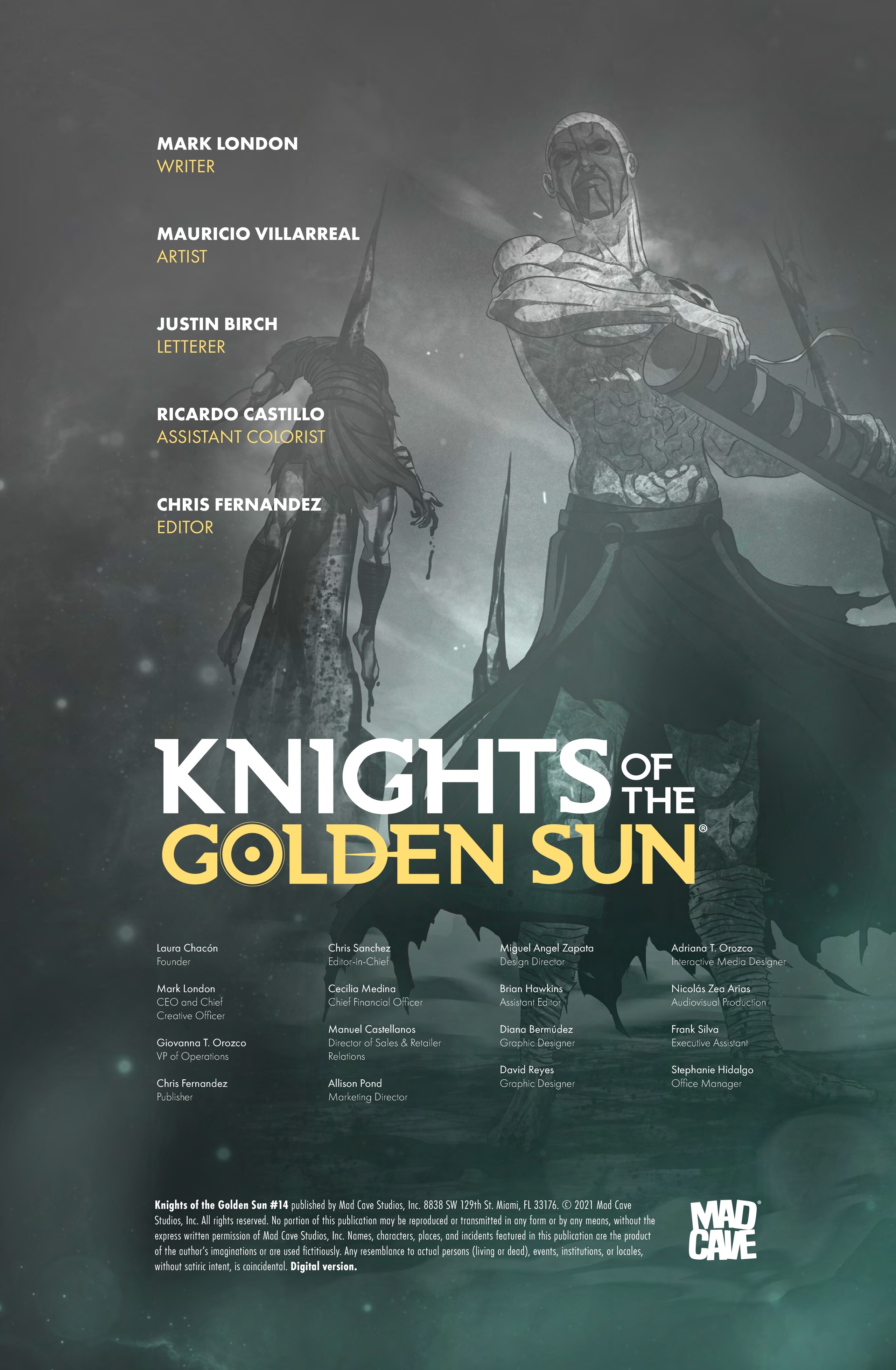 Read online Knights of the Golden Sun comic -  Issue #14 - 2