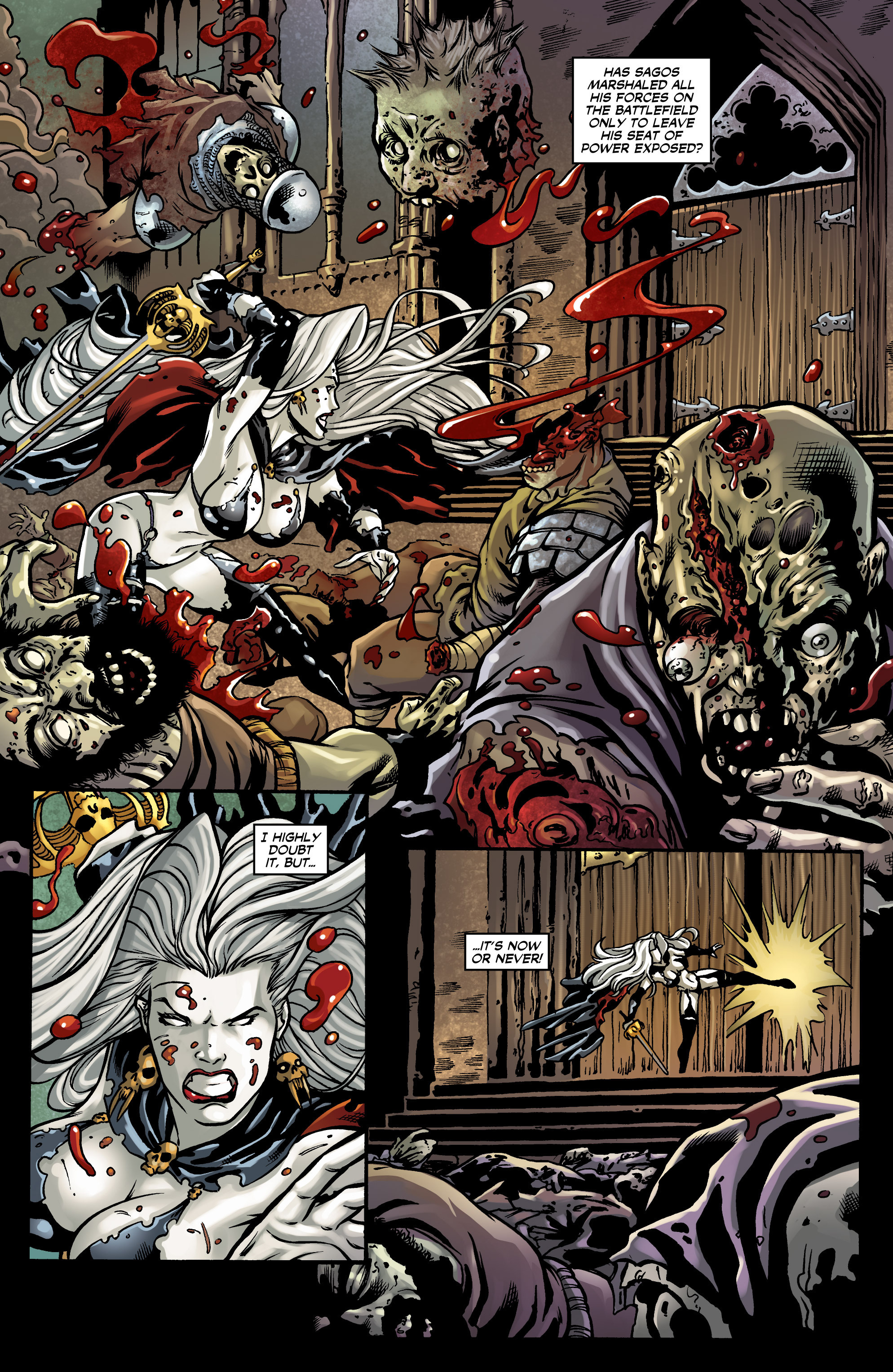 Read online Lady Death Origins comic -  Issue #15 - 16