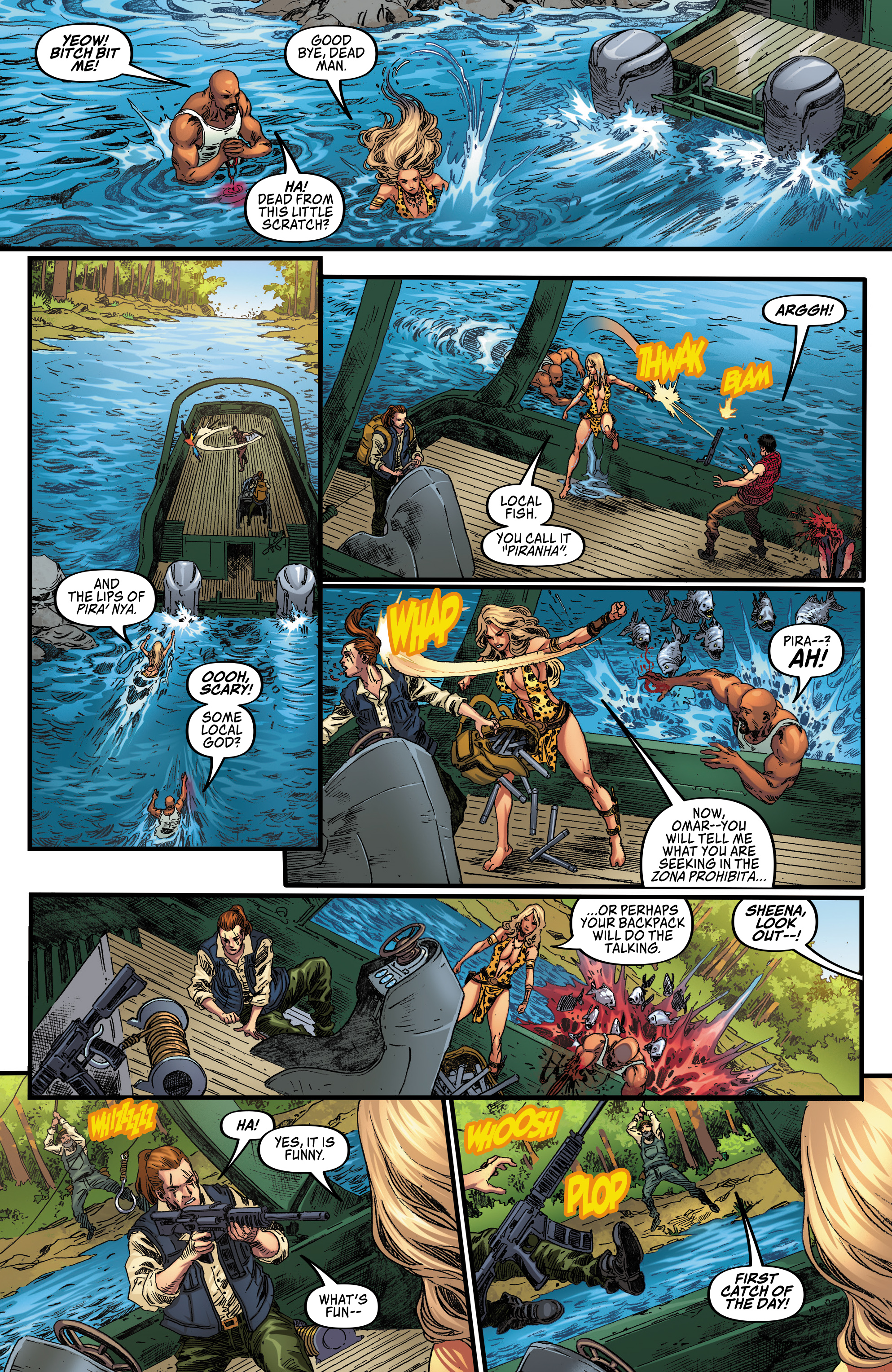 Read online Sheena Queen of the Jungle: Fatal Exams comic -  Issue #3 - 10