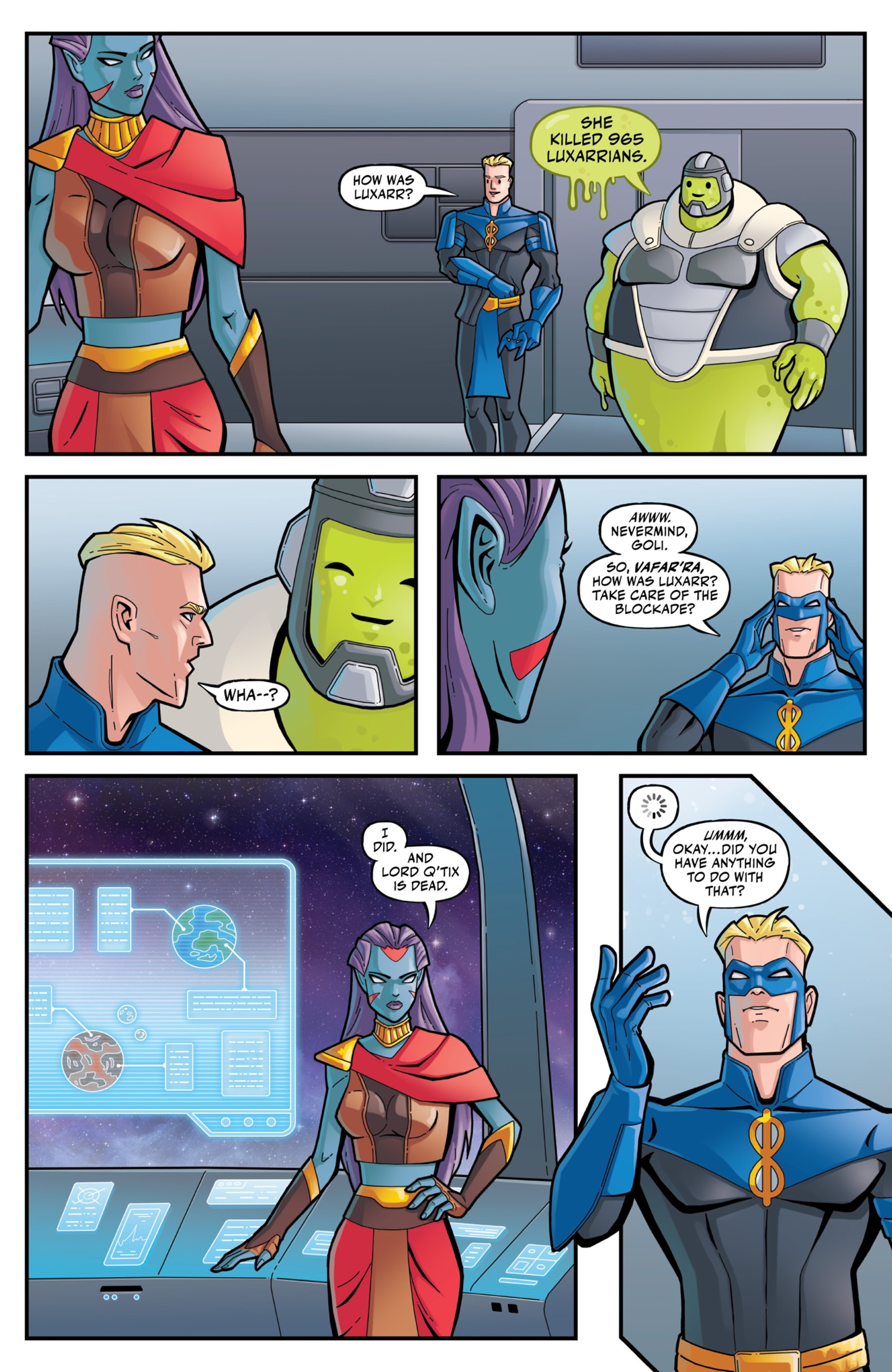 Read online Keepers Of The Cosmos comic -  Issue #1 - 11