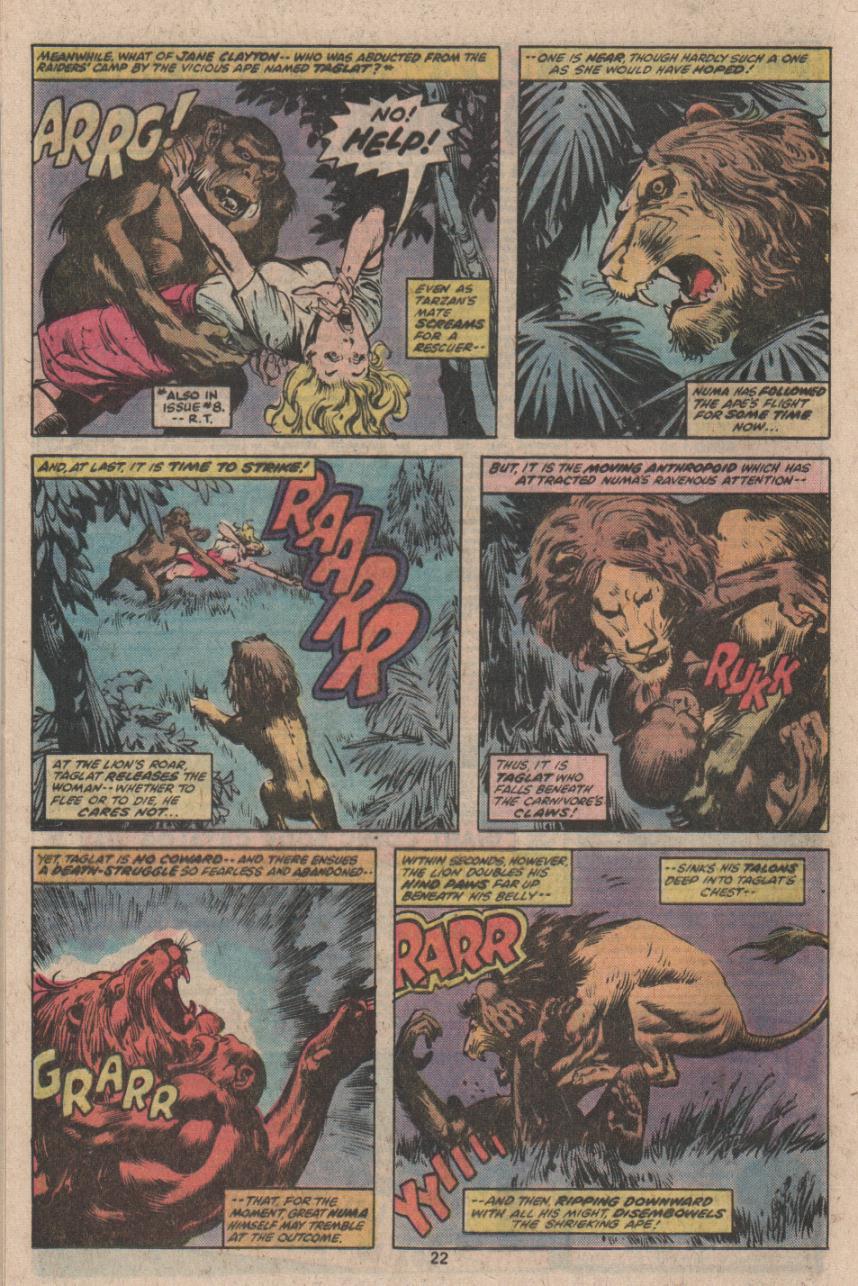 Read online Tarzan (1977) comic -  Issue #10 - 13