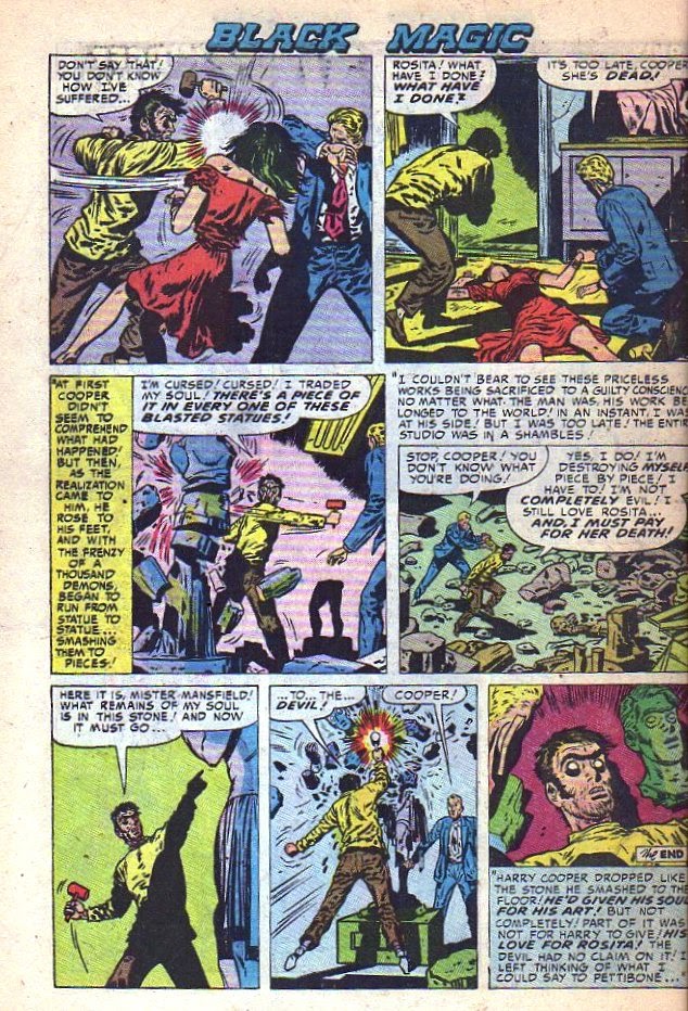 Read online Black Magic (1950) comic -  Issue #17 - 34