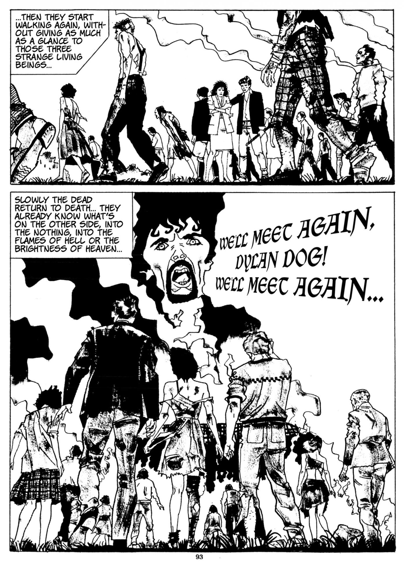 Read online Dylan Dog (1986) comic -  Issue #1 - 93