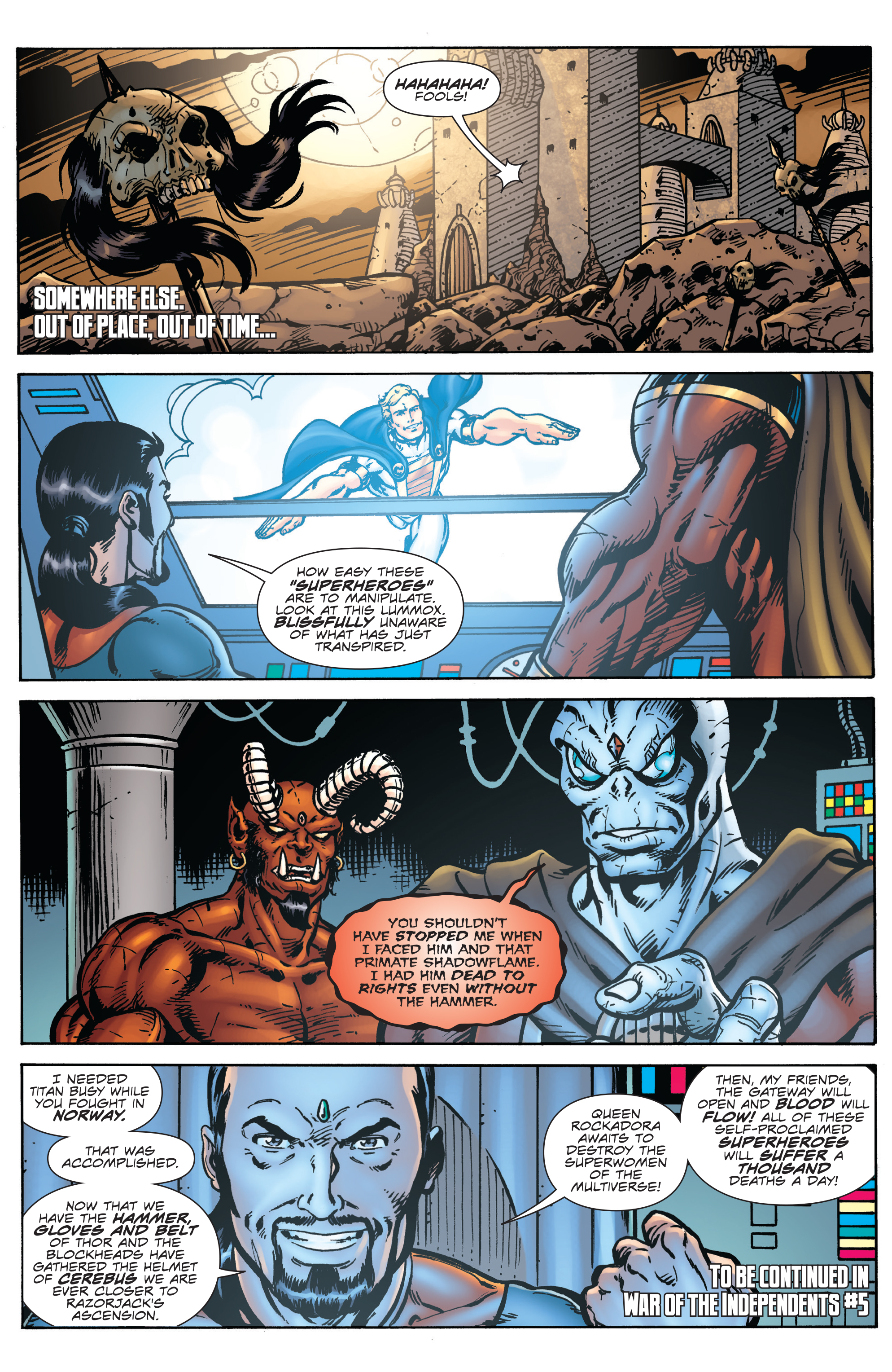 Read online War of the Independents: Man, Out of Time comic -  Issue # Full - 24