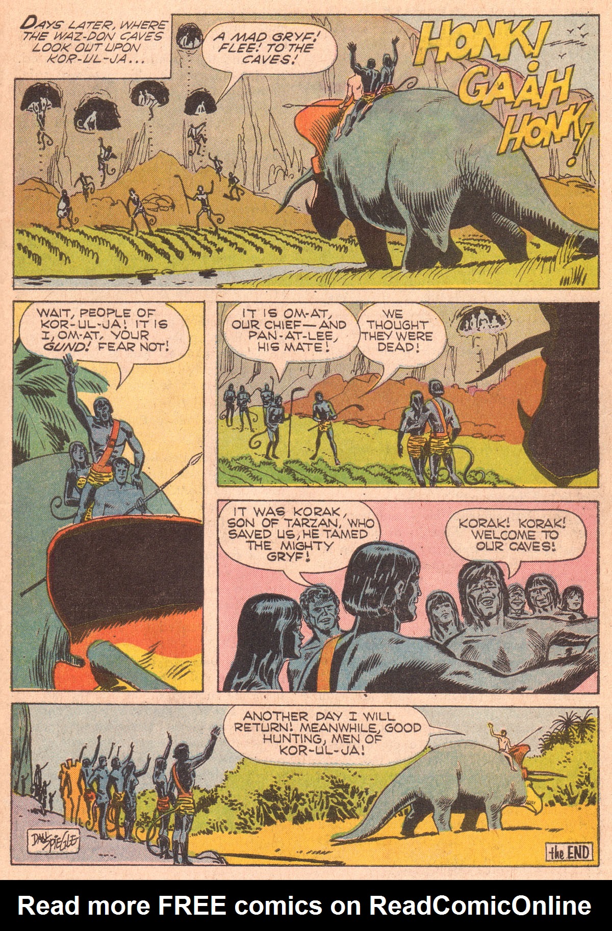 Read online Korak, Son of Tarzan (1964) comic -  Issue #25 - 27
