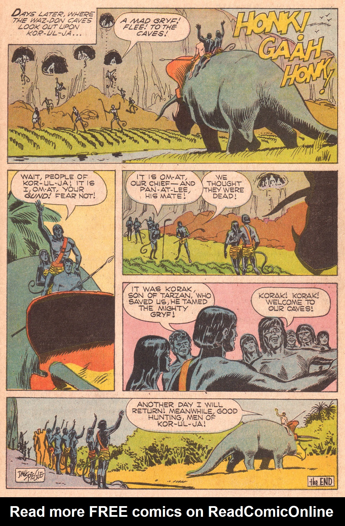 Read online Korak, Son of Tarzan (1964) comic -  Issue #25 - 27