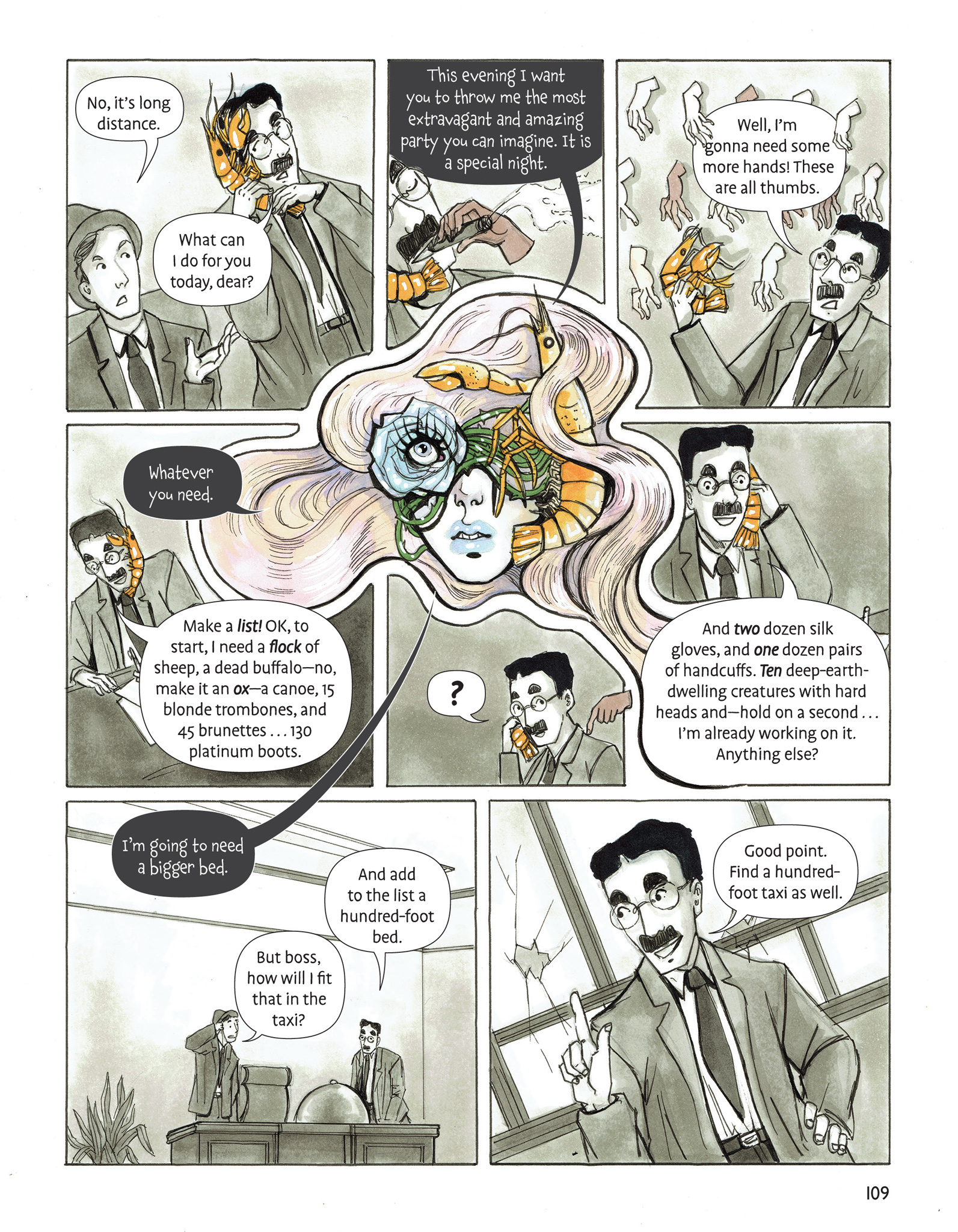 Read online Giraffes on Horseback Salad: Salvador Dali, the Marx Brothers, and the Strangest Movie Never Made comic -  Issue # TPB (Part 1) - 98