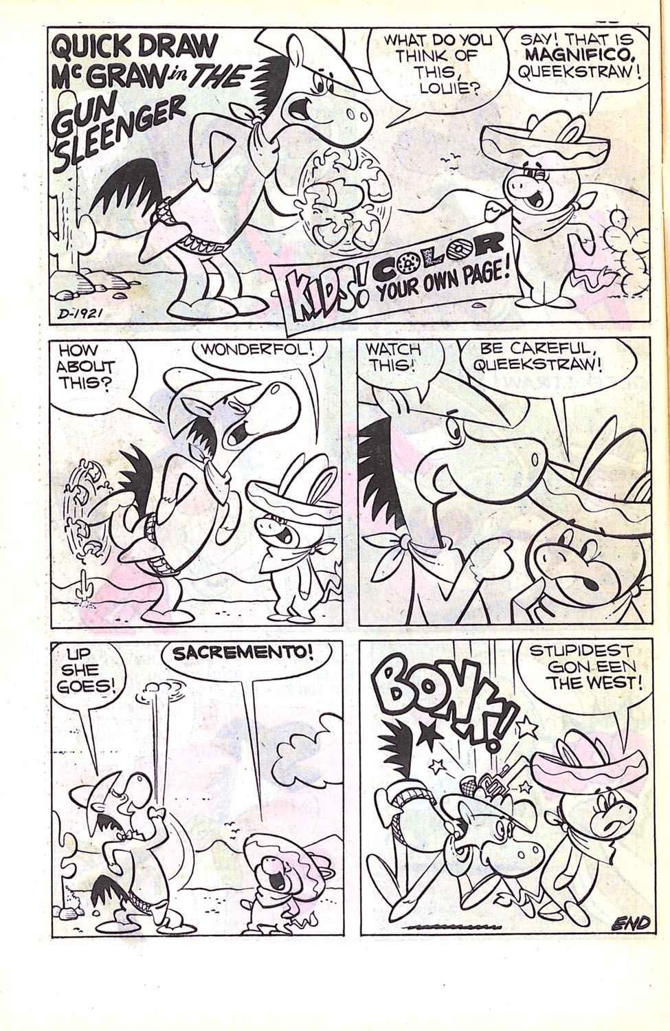 Read online Quick Draw McGraw comic -  Issue #6 - 26