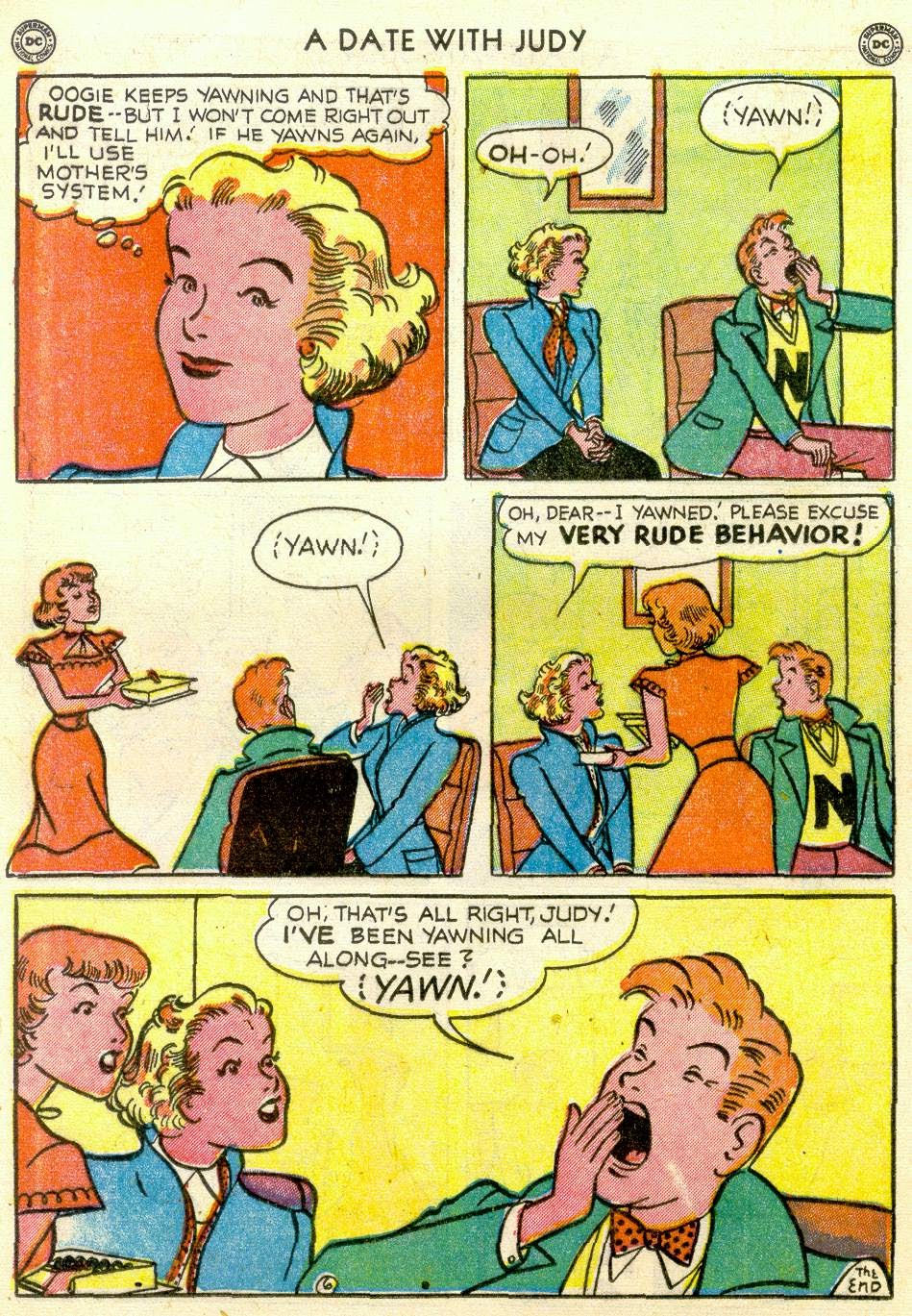 Read online A Date with Judy comic -  Issue #19 - 16