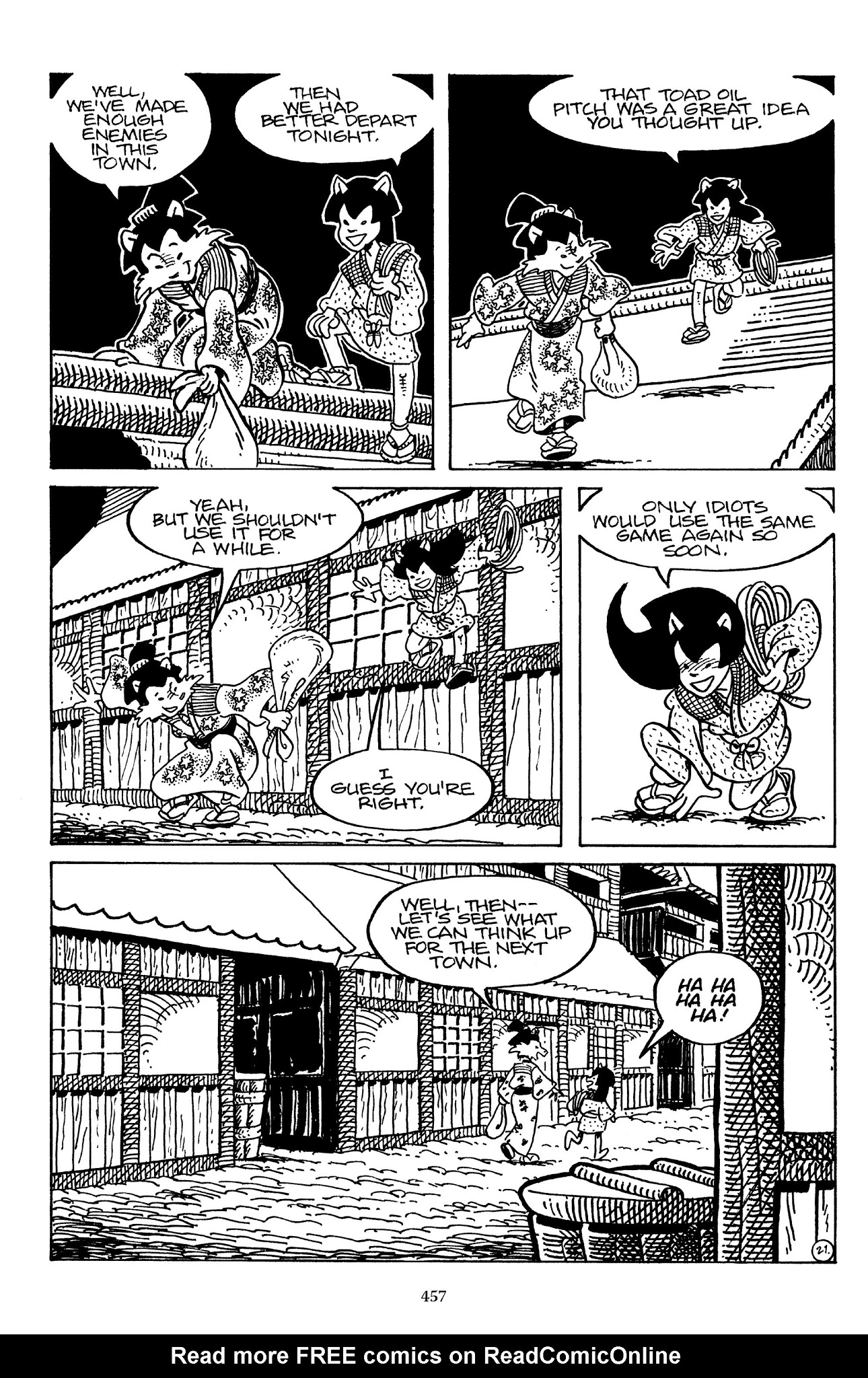 Read online The Usagi Yojimbo Saga comic -  Issue # TPB 7 - 449