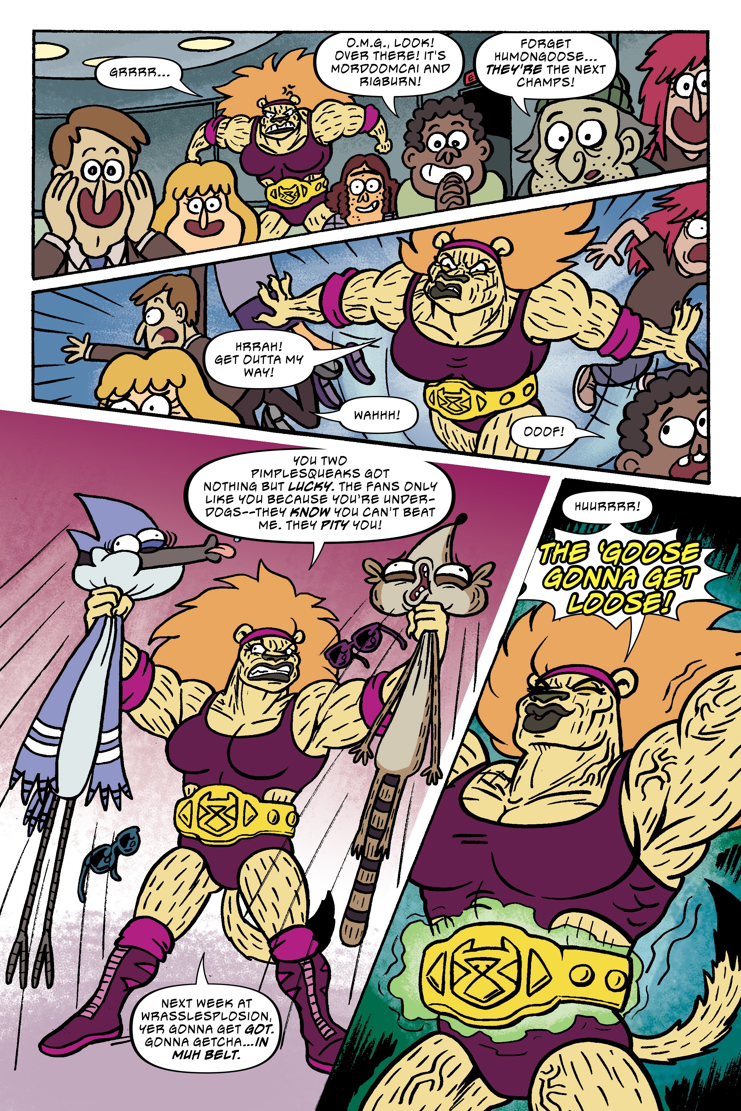 Read online Regular Show: Wrasslesplosion comic -  Issue # TPB - 74