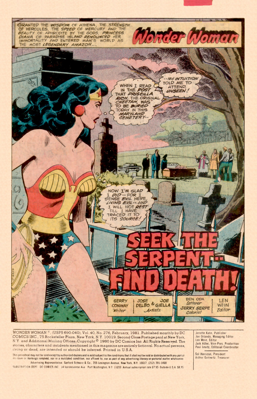 Read online Wonder Woman (1942) comic -  Issue #276 - 2