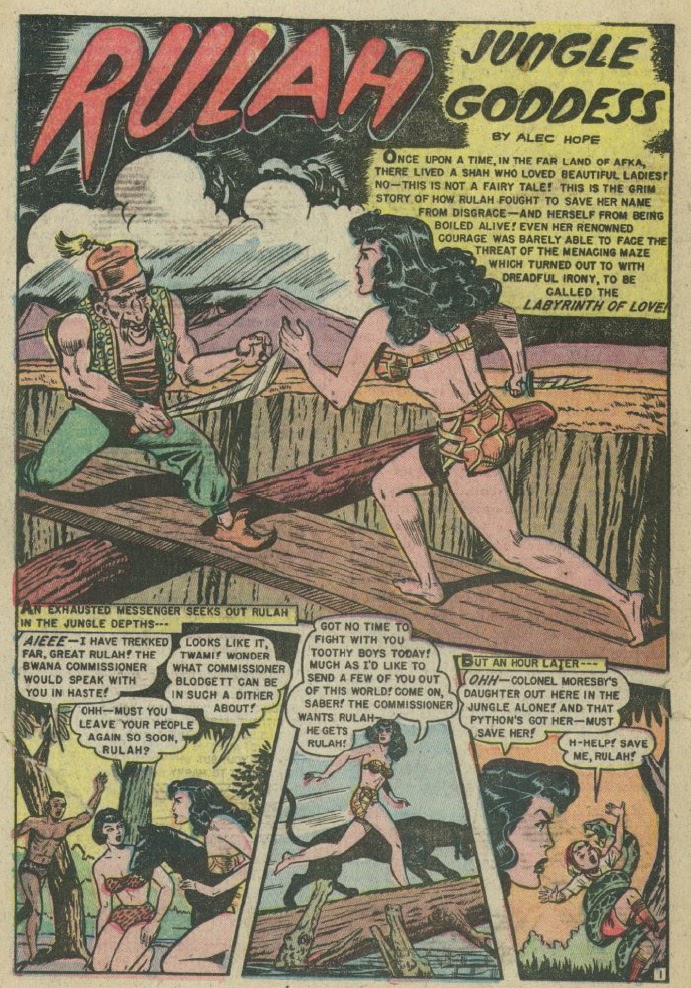 Read online Rulah - Jungle Goddess comic -  Issue #24 - 21