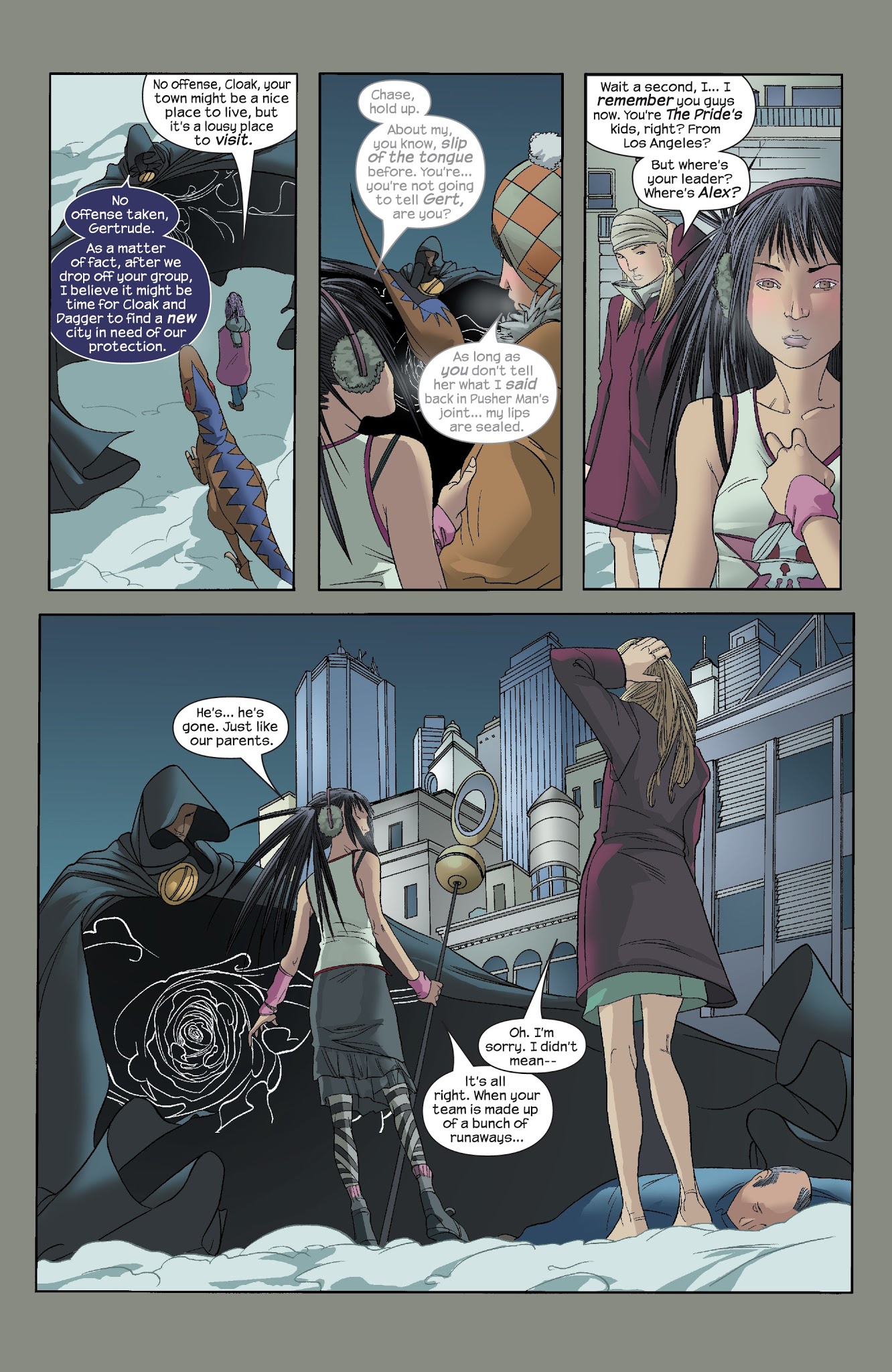 Read online Cloak and Dagger: Runaways and Reversals comic -  Issue # TPB - 171