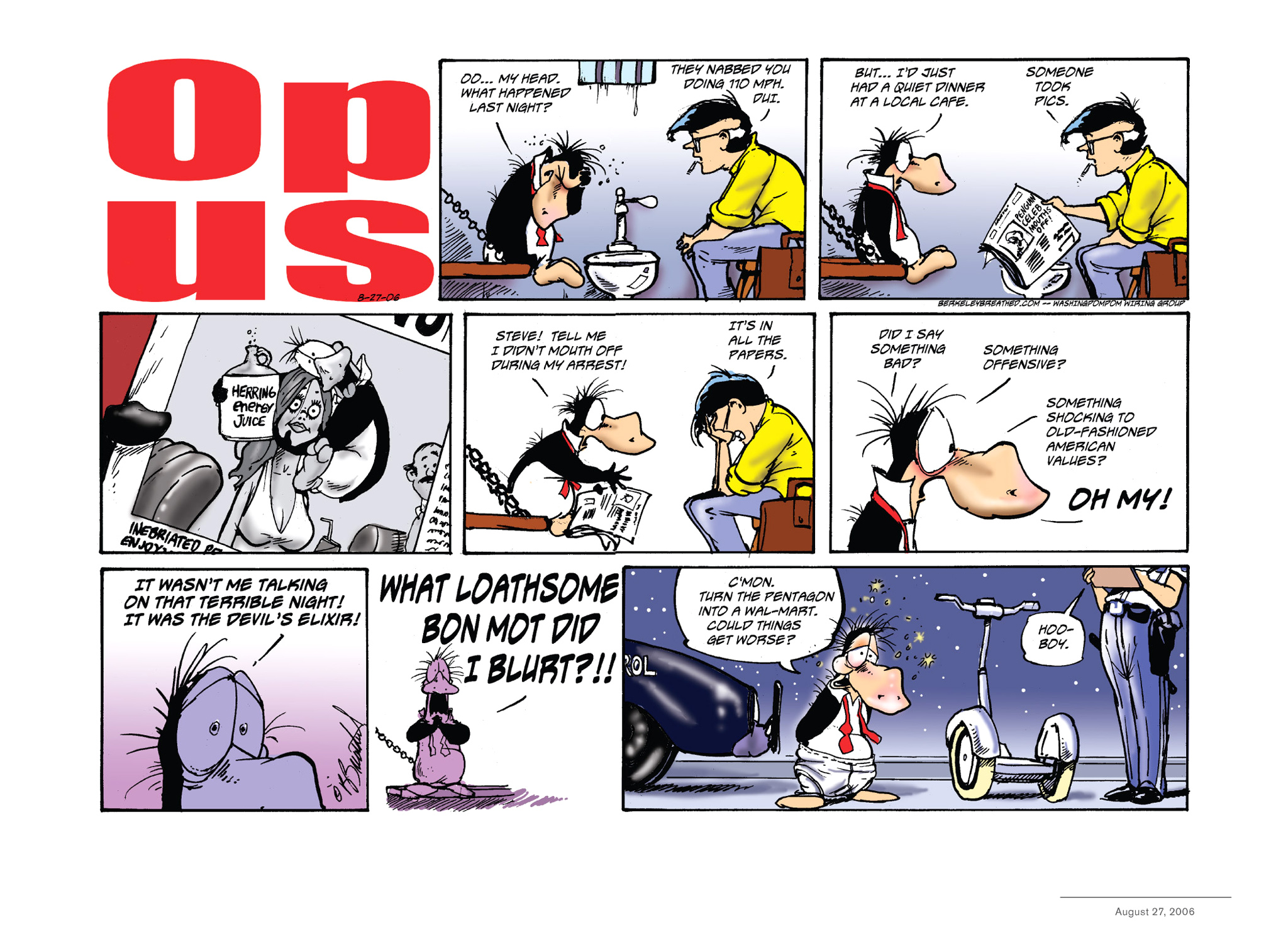 Read online Opus Complete Sunday Strips From 2003-2008 comic -  Issue # TPB (Part 2) - 51