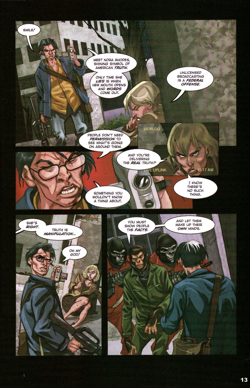 Read online Revolution on the Planet of the Apes comic -  Issue #3 - 15