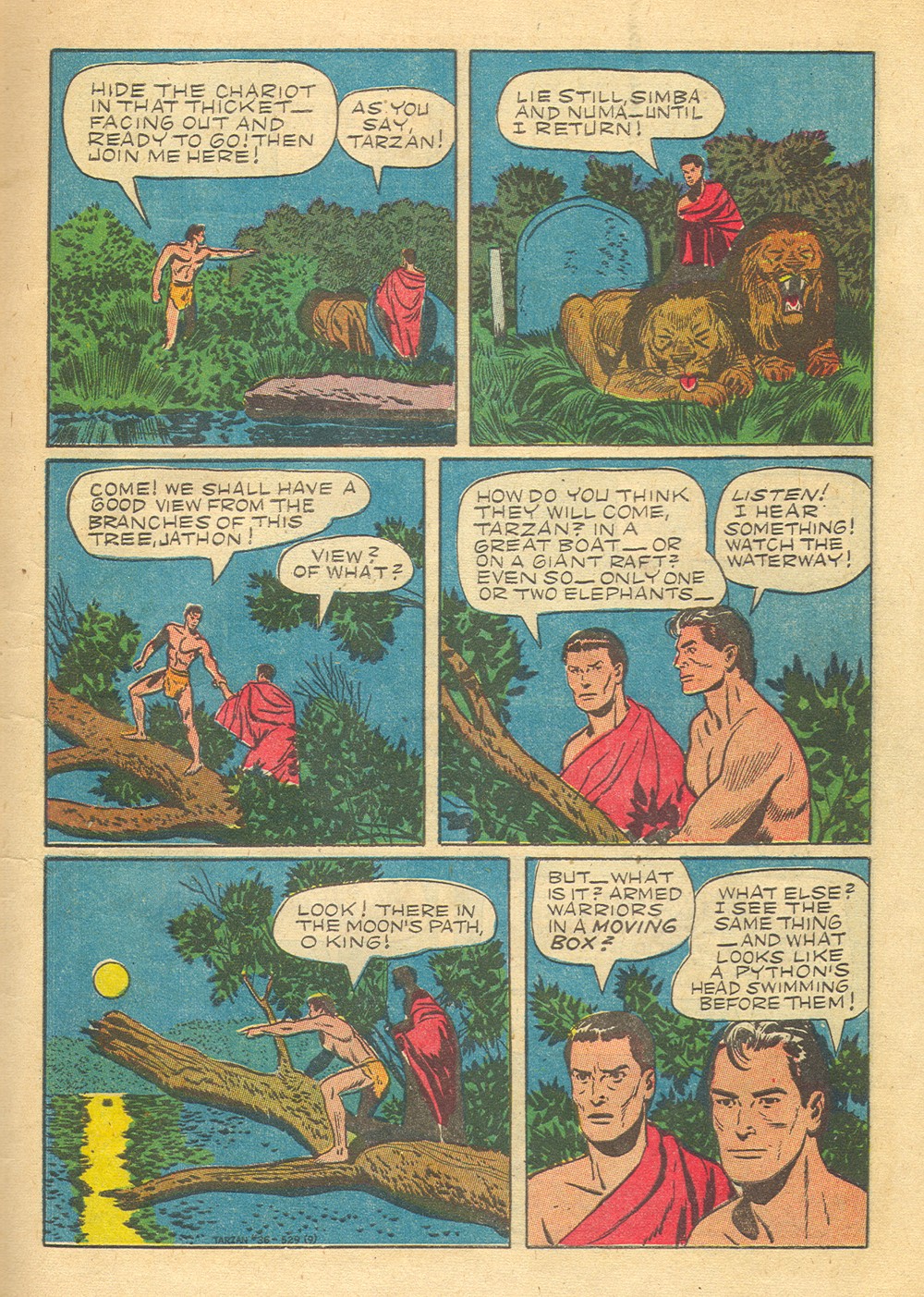 Read online Tarzan (1948) comic -  Issue #36 - 11