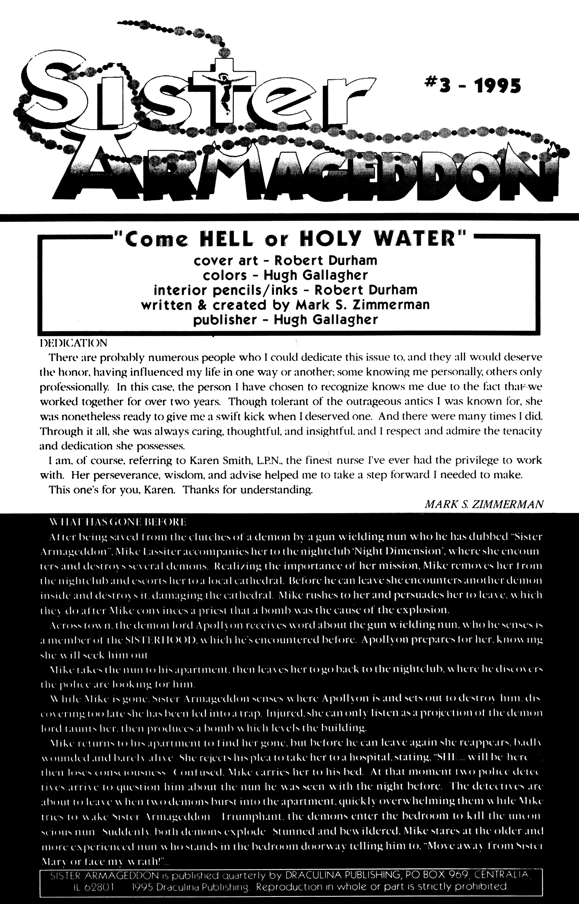 Read online Sister Armageddon comic -  Issue #3 - 2
