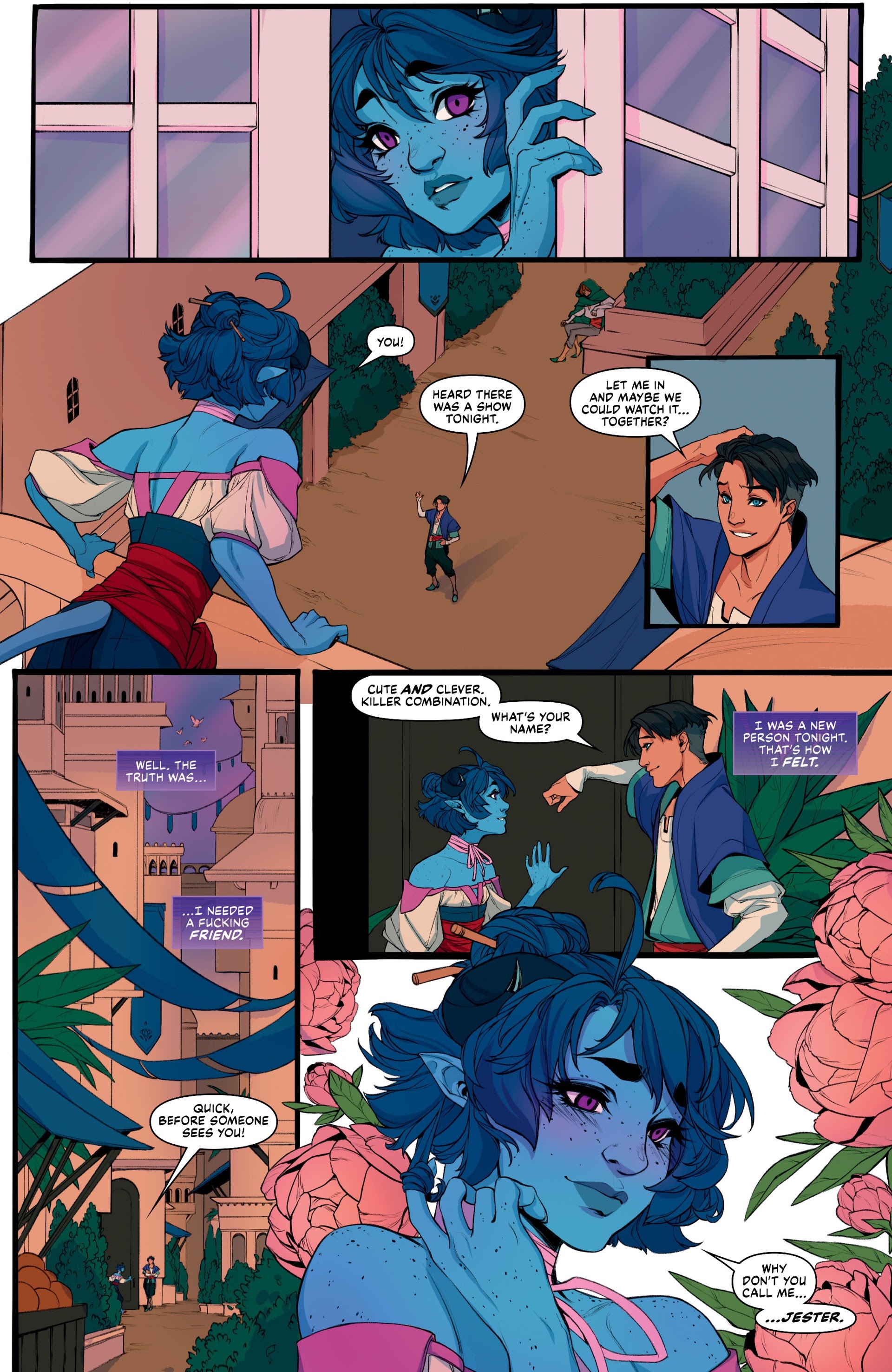 Read online Critical Role: The Mighty Nein Origins–Jester Lavorre comic -  Issue # Full - 16