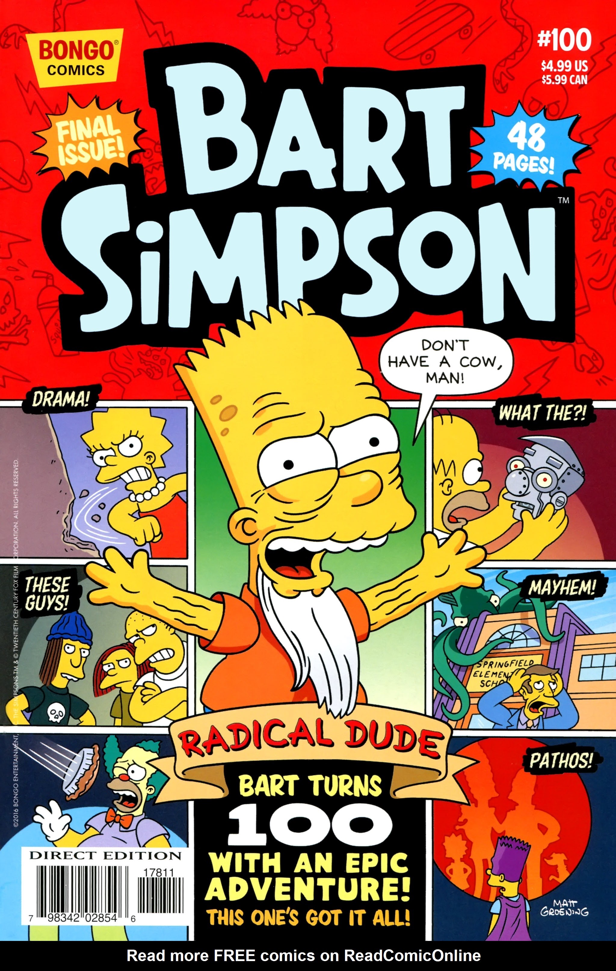 Read online Bart Simpson comic -  Issue #100 - 1