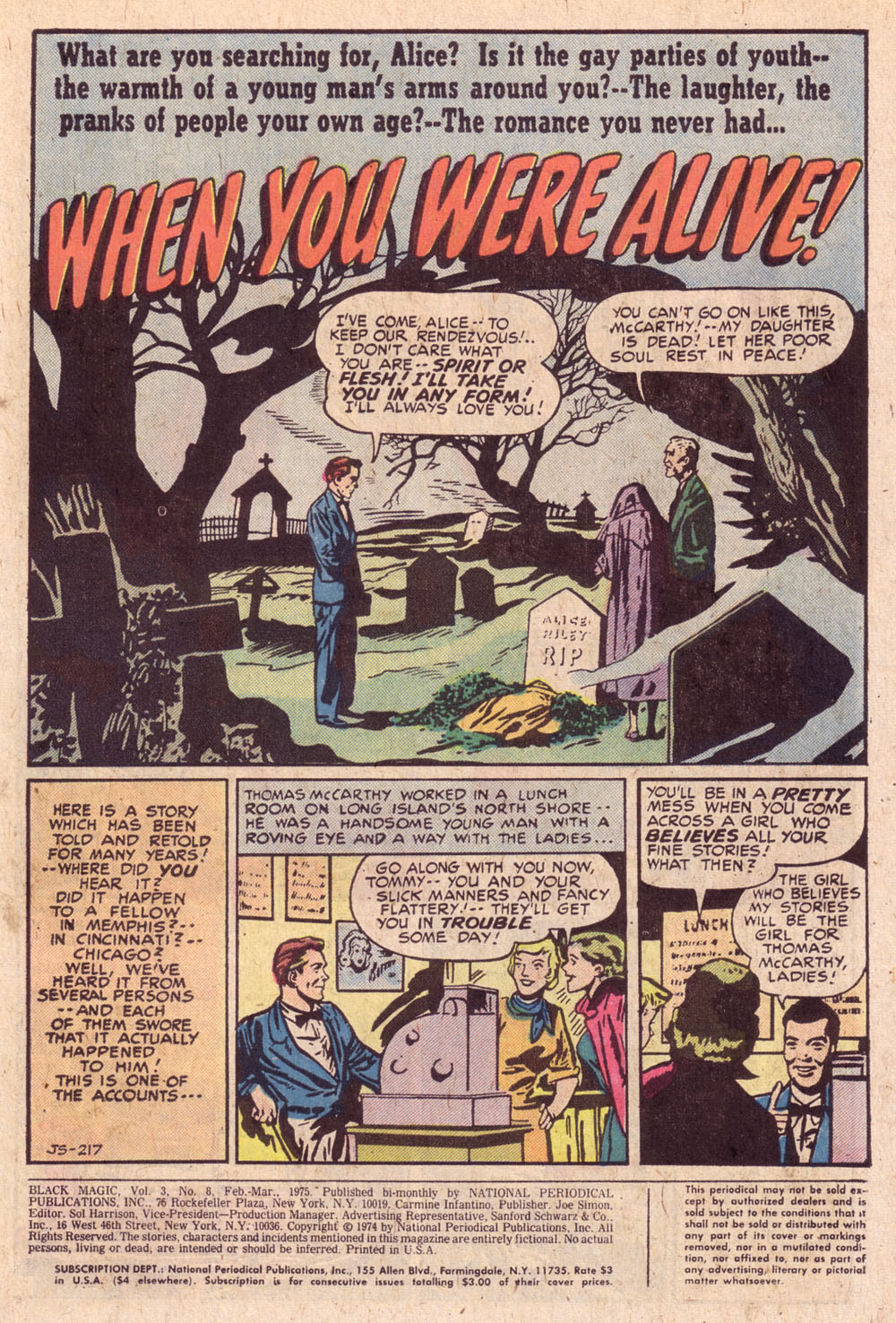 Read online Black Magic (1950) comic -  Issue #1 - 2