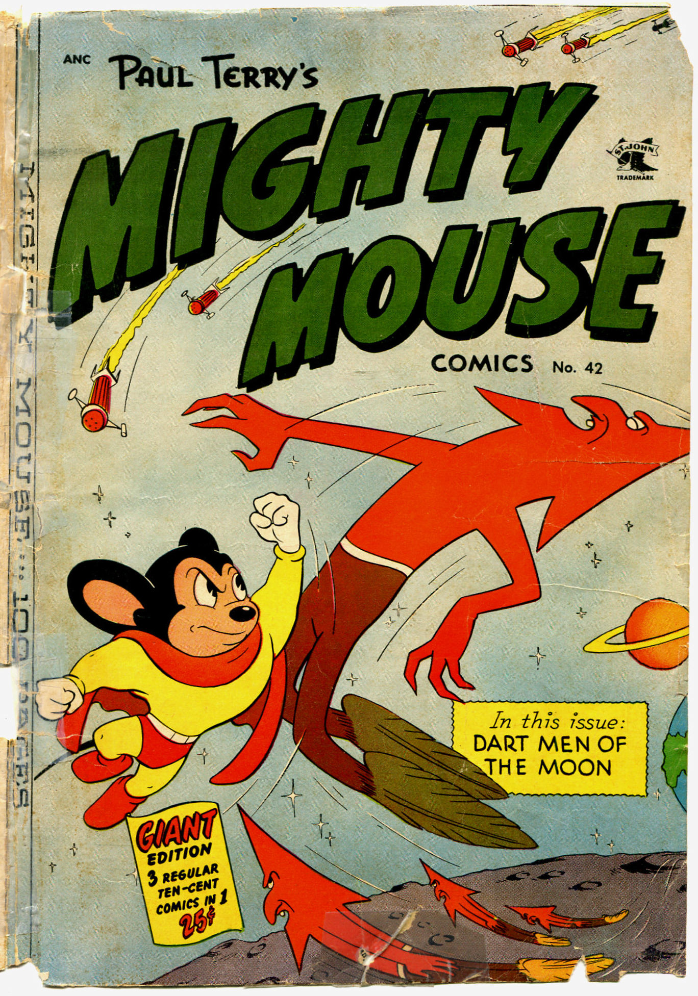Read online Paul Terry's Mighty Mouse Comics comic -  Issue #42 - 1