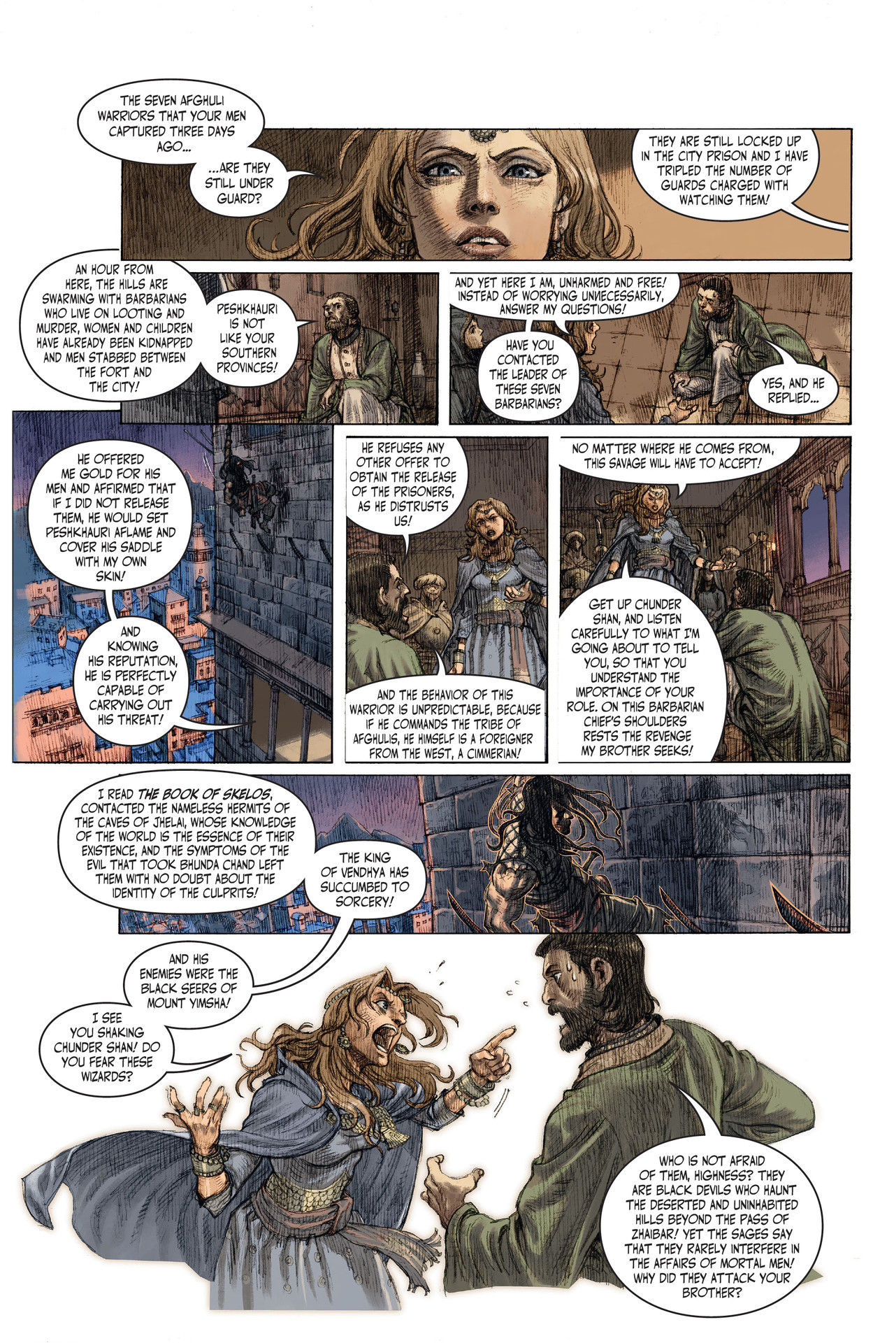 Read online The Cimmerian comic -  Issue # TPB 2 (Part 1) - 14