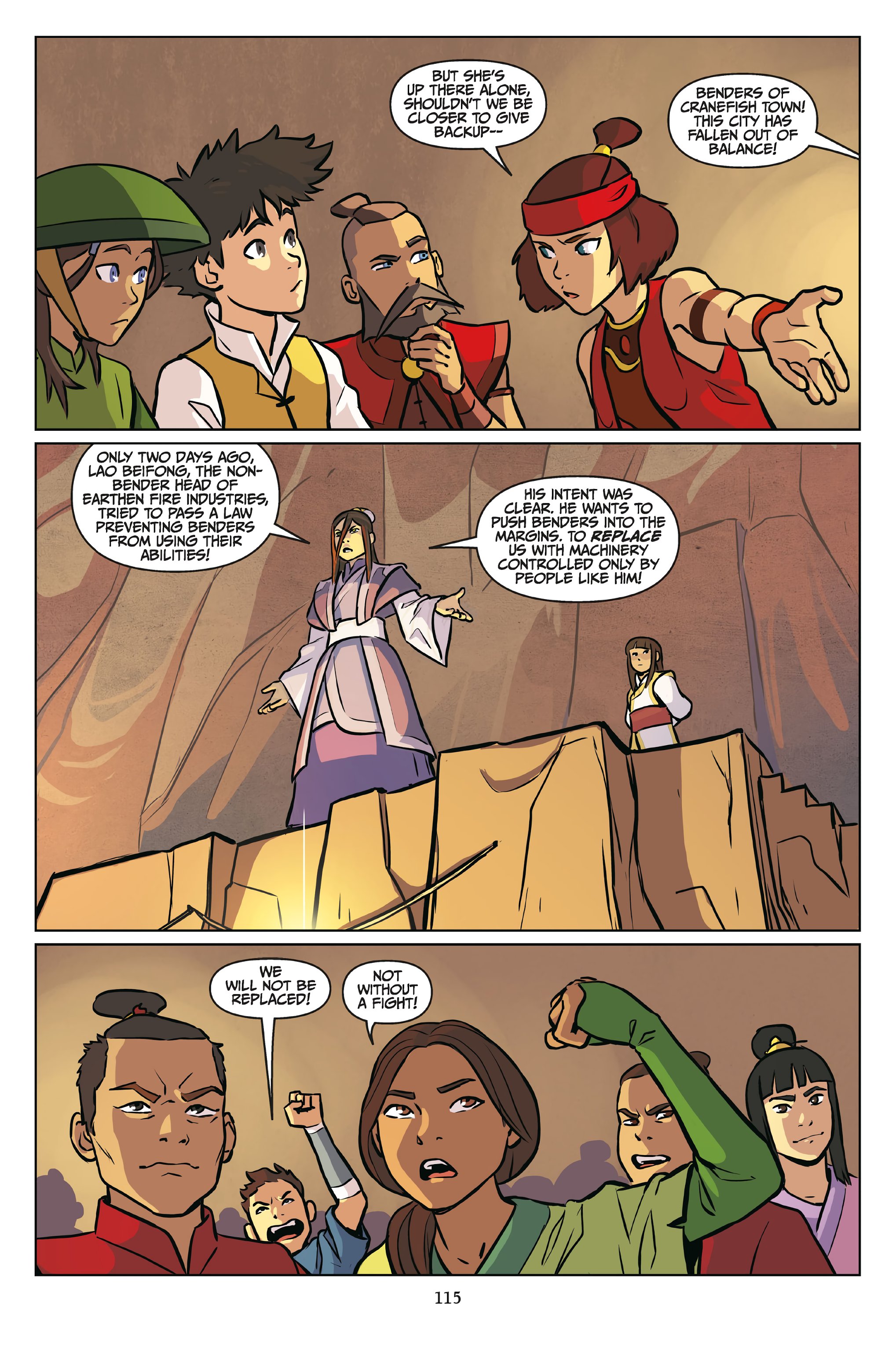 Read online Nickelodeon Avatar: The Last Airbender - Imbalance comic -  Issue # _Omnibus (Part 2) - 16