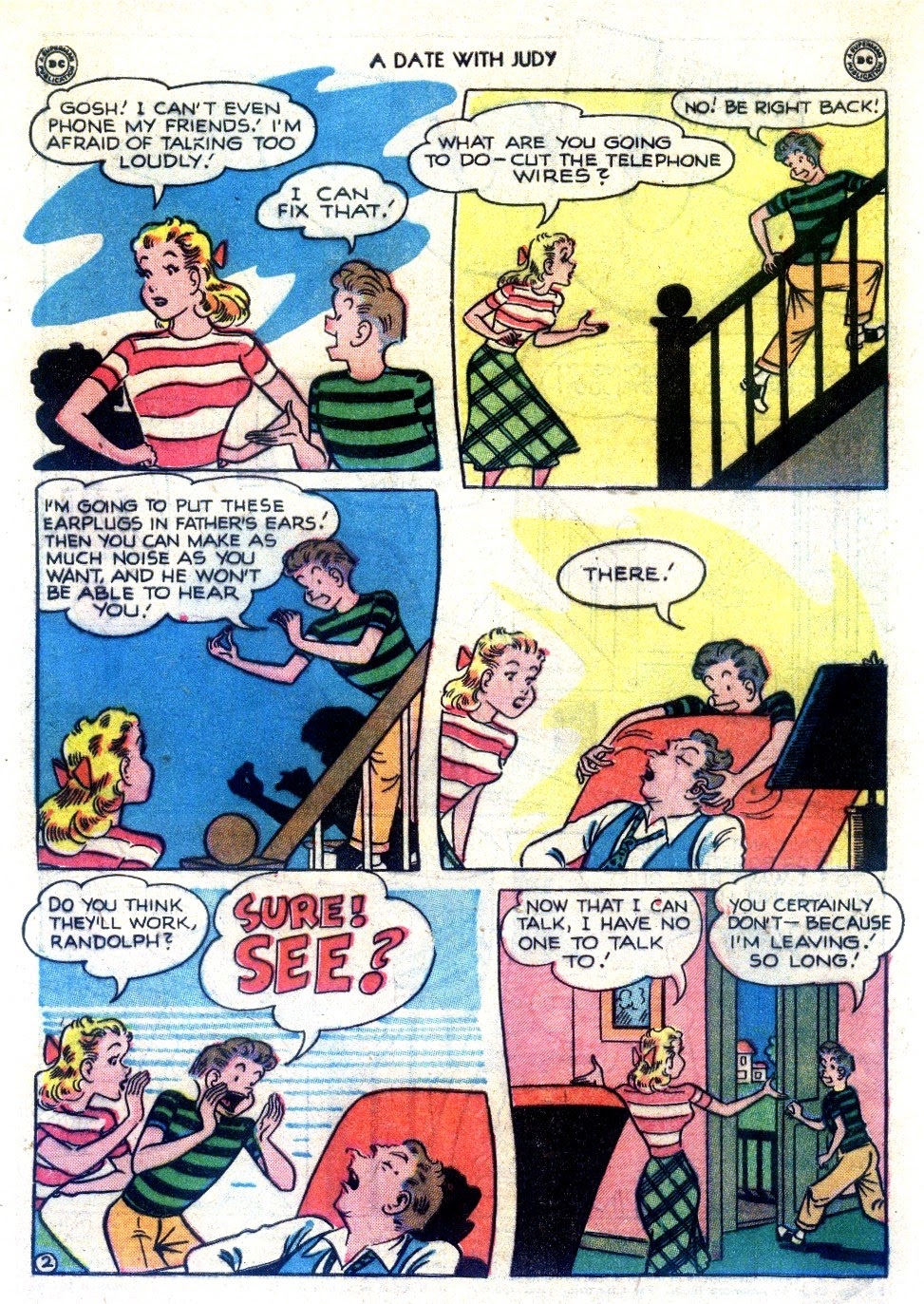 Read online A Date with Judy comic -  Issue #8 - 4