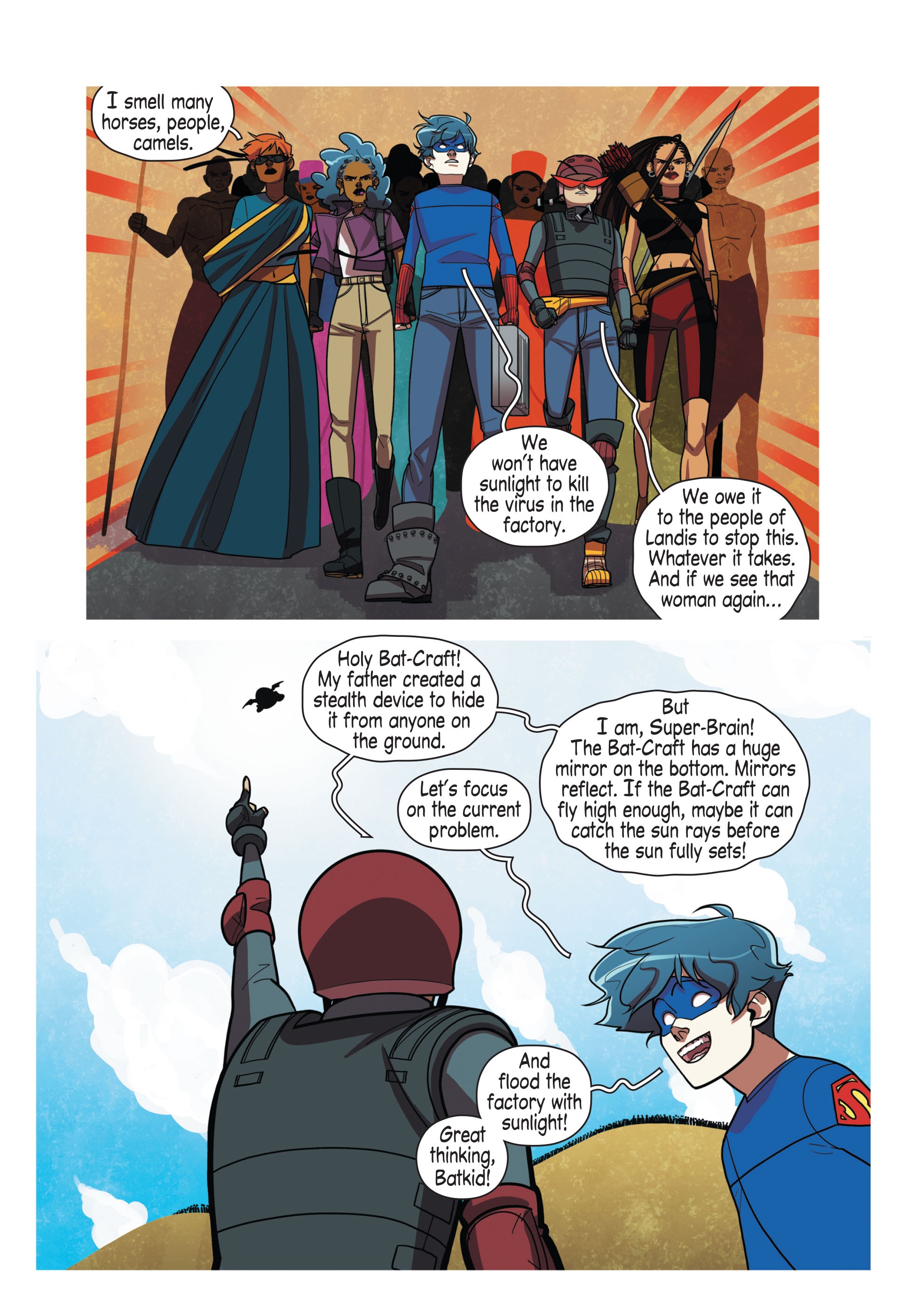 Read online Super Sons: Escape to Landis comic -  Issue # TPB (Part 2) - 29