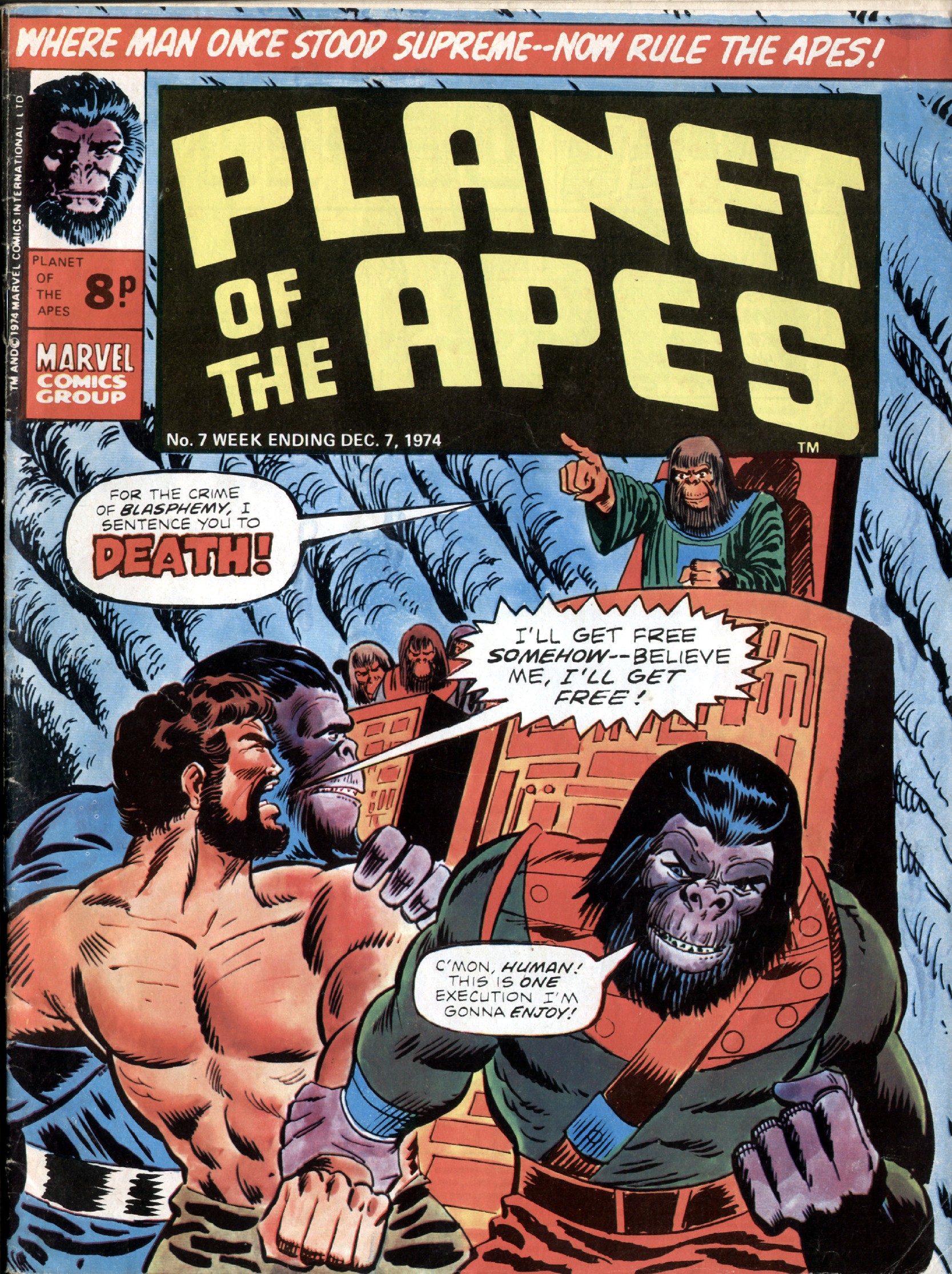Read online Planet of the Apes (1974) comic -  Issue #7 - 1