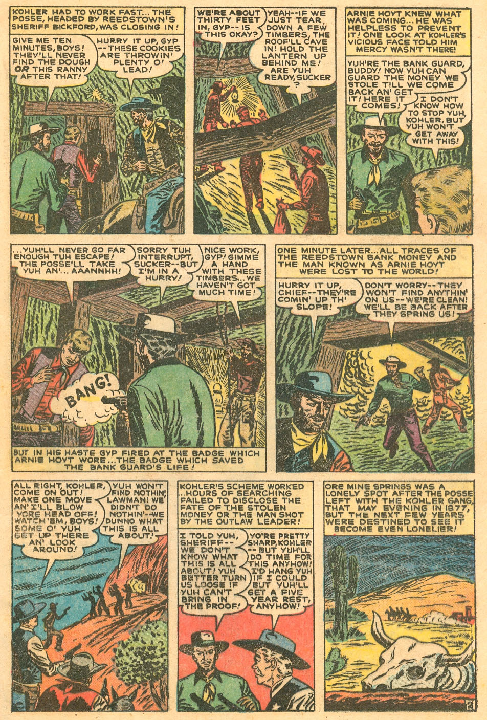Read online Western Thrillers (1954) comic -  Issue #4 - 13
