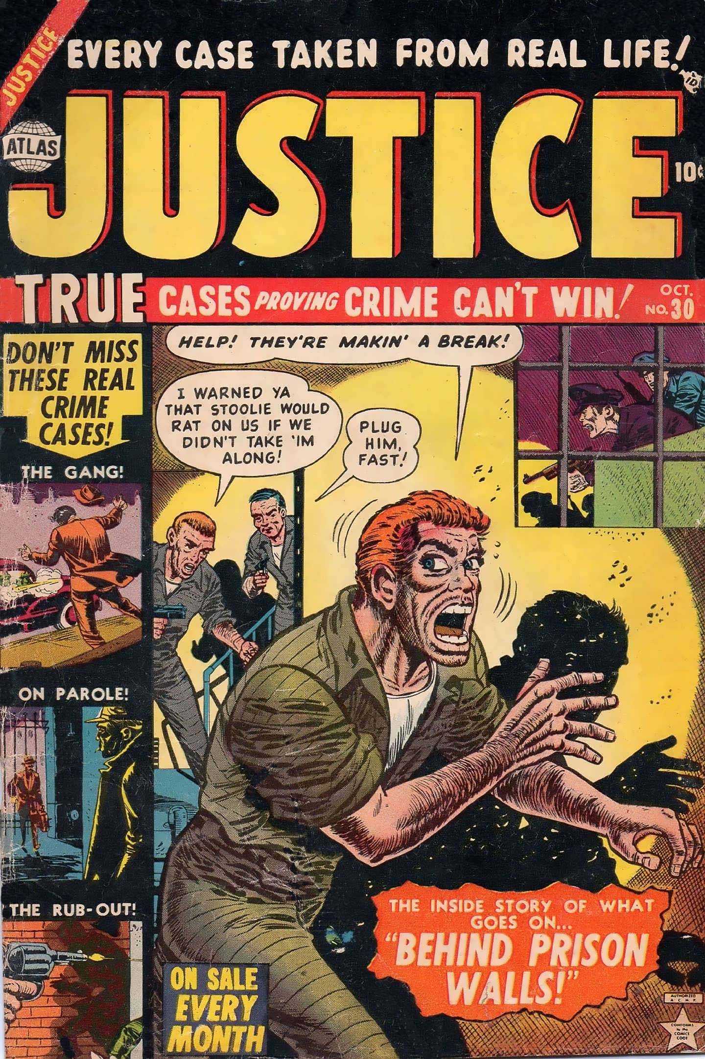 Read online Justice (1947) comic -  Issue #30 - 1