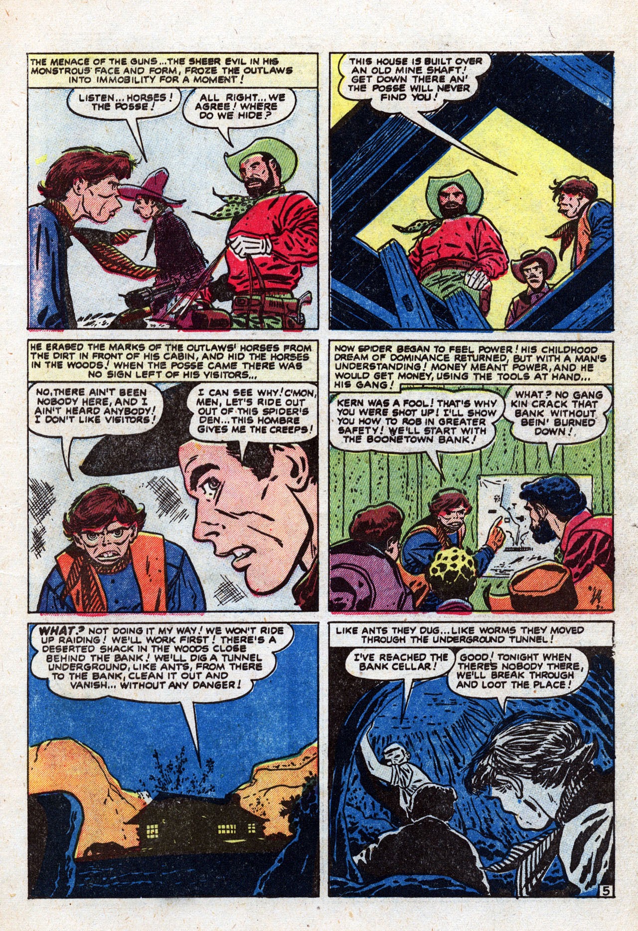 Read online Western Thrillers (1954) comic -  Issue #3 - 7