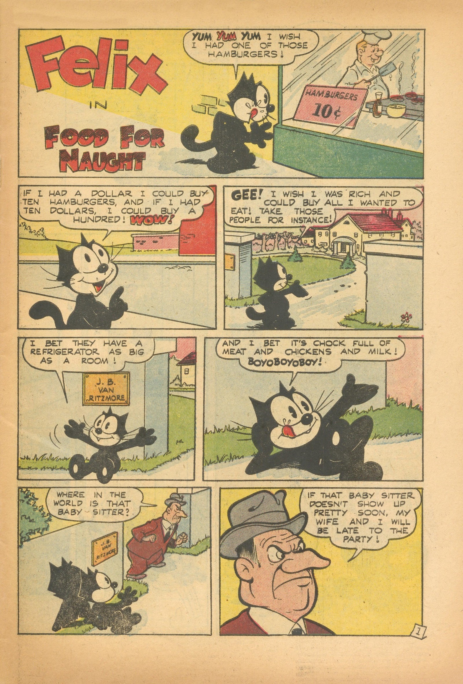Read online Felix the Cat (1951) comic -  Issue #31 - 3