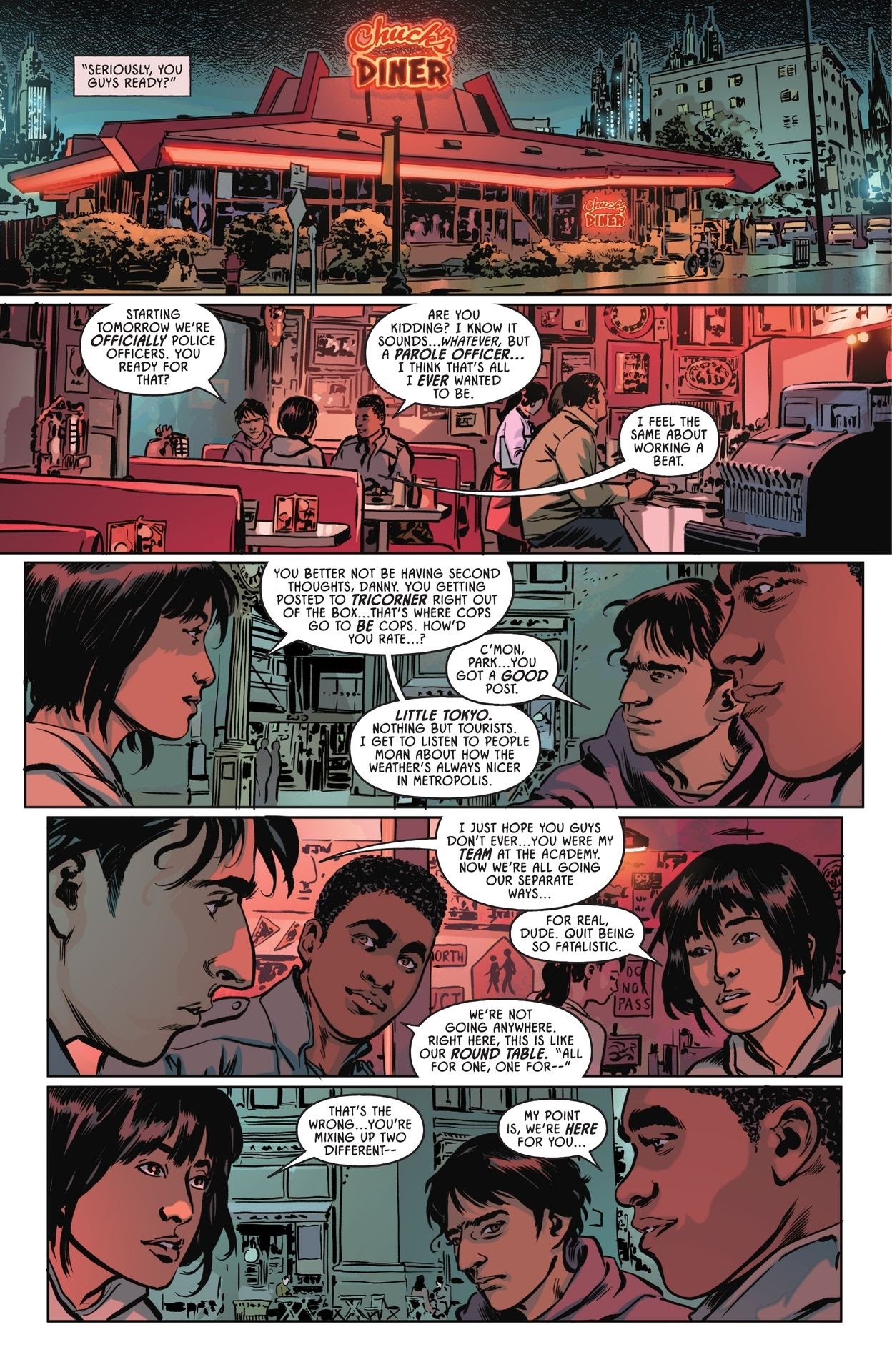 Read online GCPD: The Blue Wall comic -  Issue #1 - 8