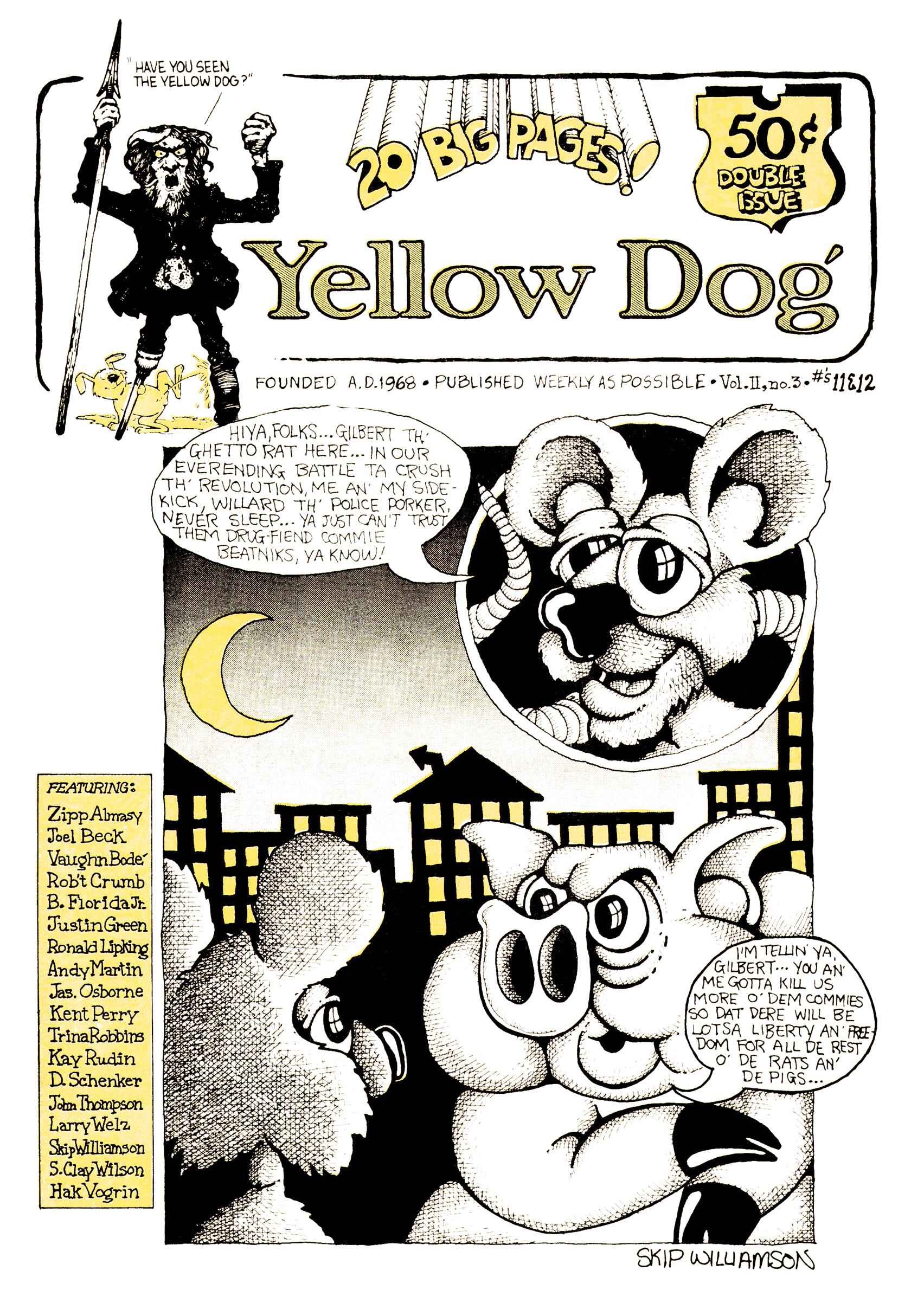Read online Yellow Dog comic -  Issue #11 - 1